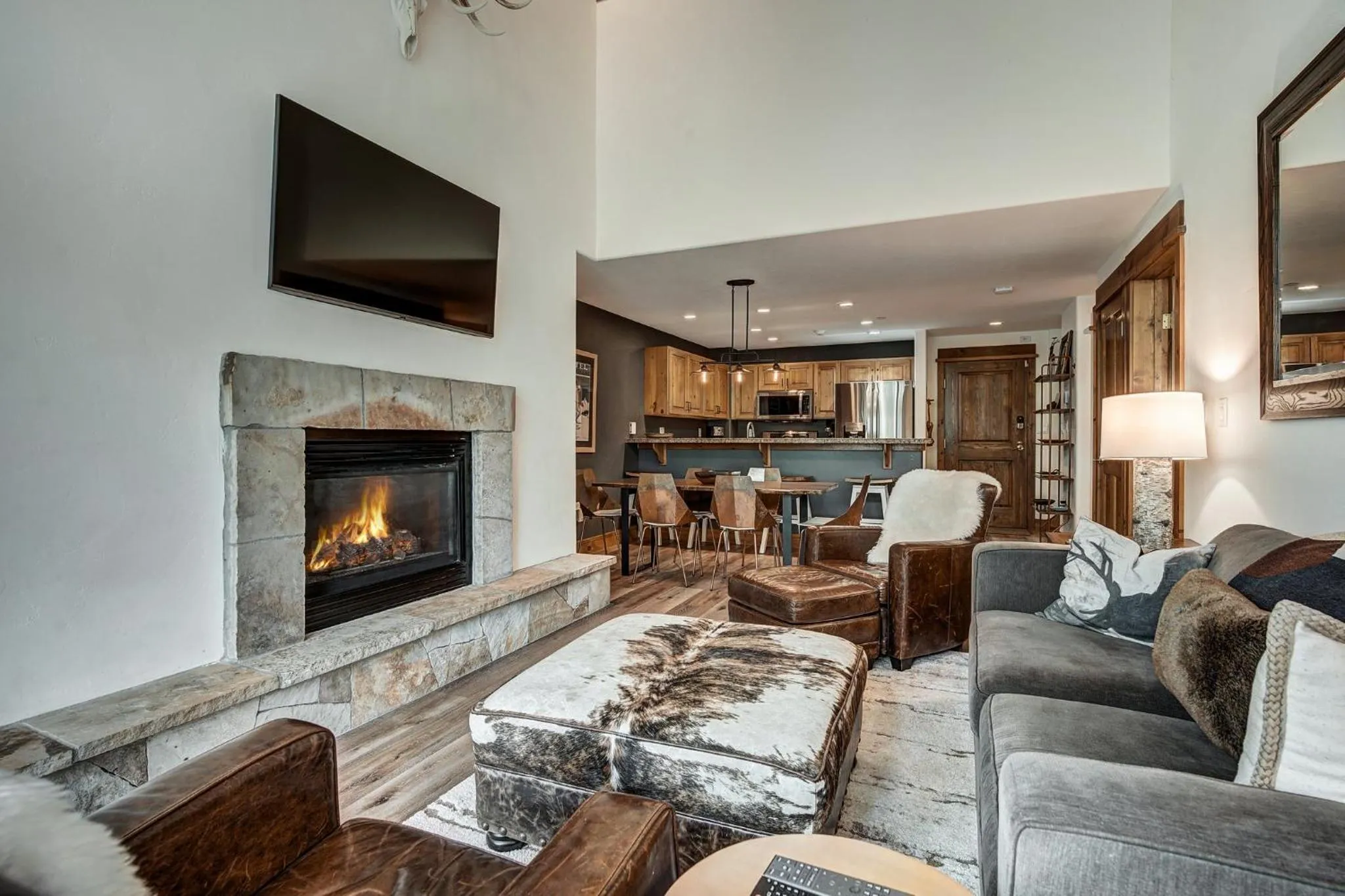 Living room in Arrowhead Village at Beaver Creek
