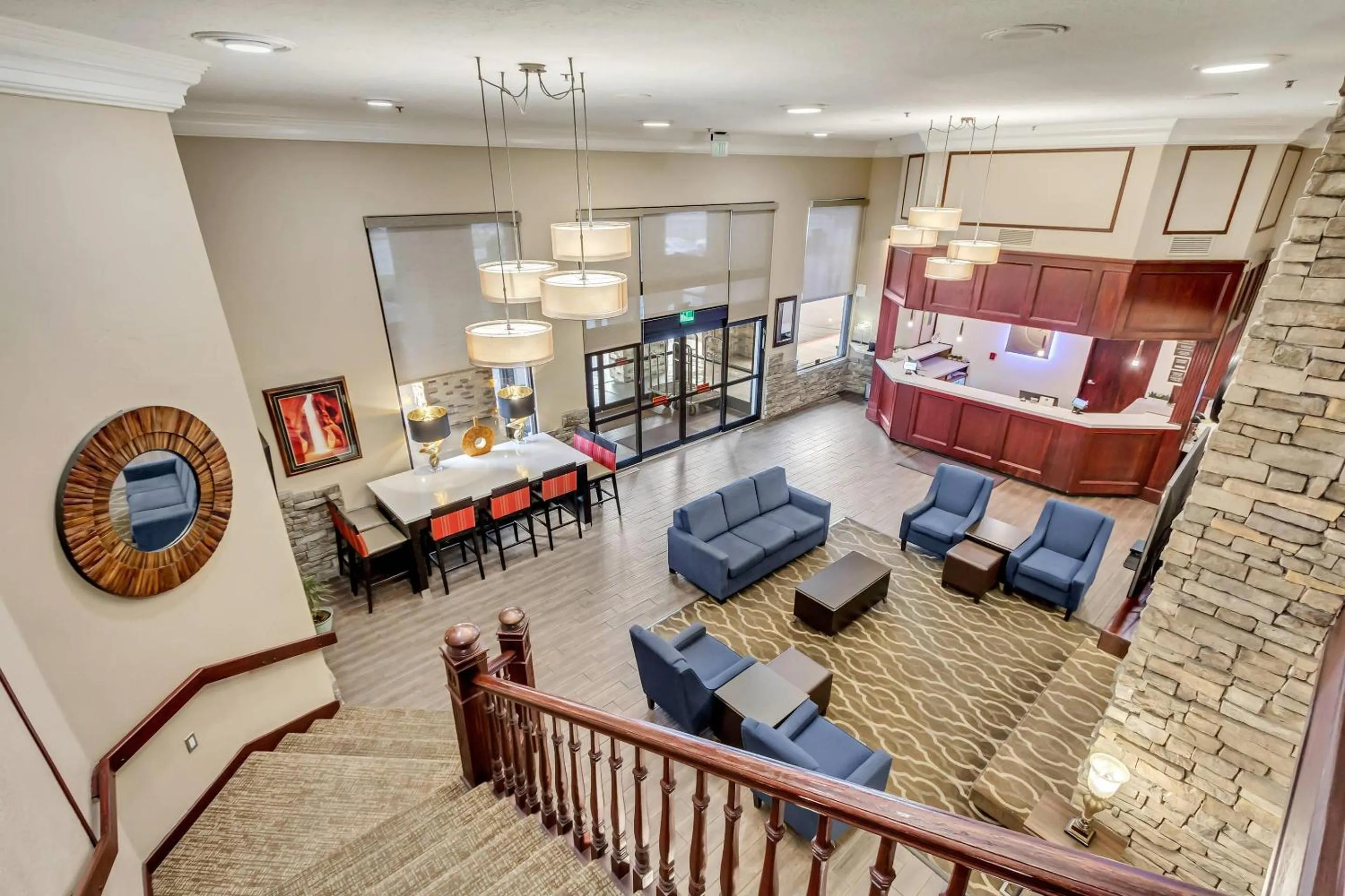 Lobby or reception, Bed in Comfort Inn Murray – Salt Lake City South