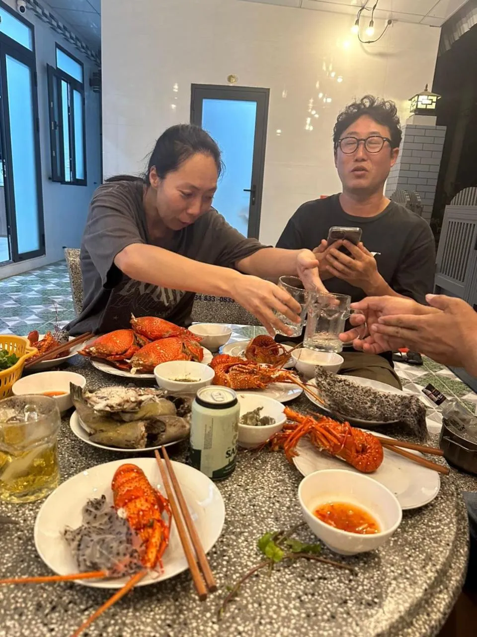 BBQ facilities in Homestay 1991