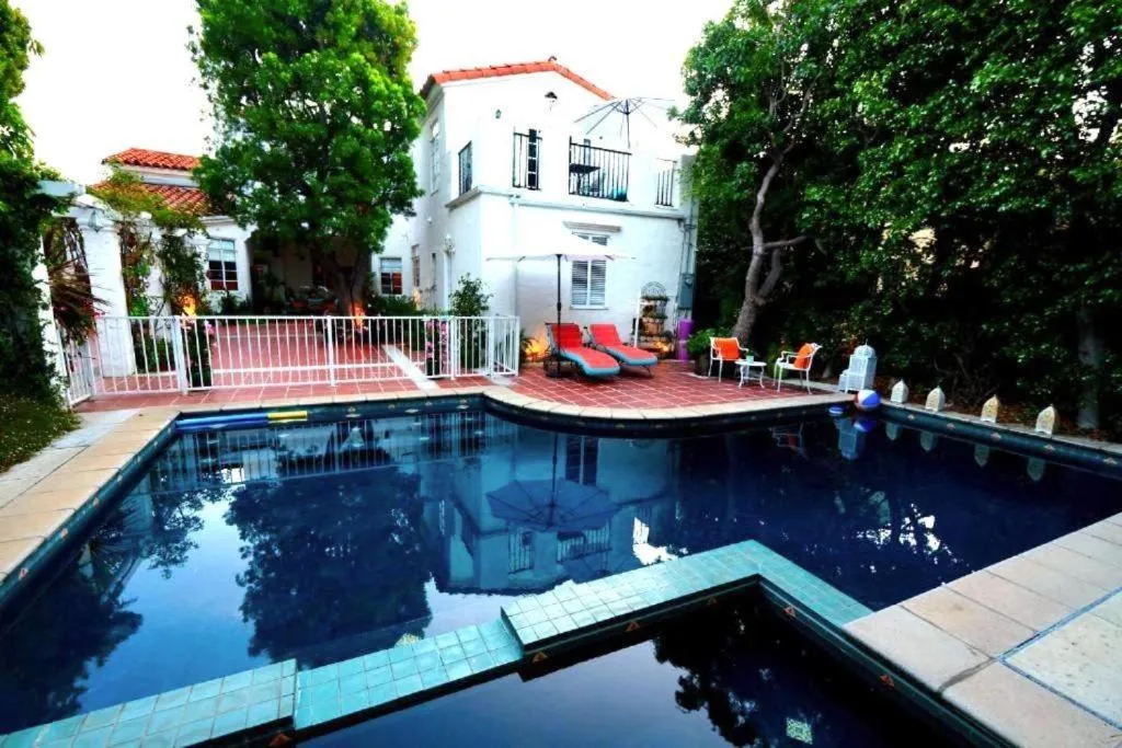 Pool view in Beverly Hills Celebrity Home