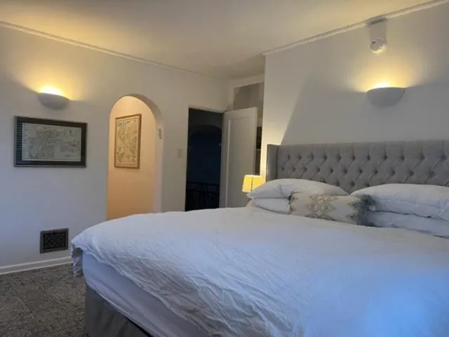 Bed in Beverly Hills Celebrity Home