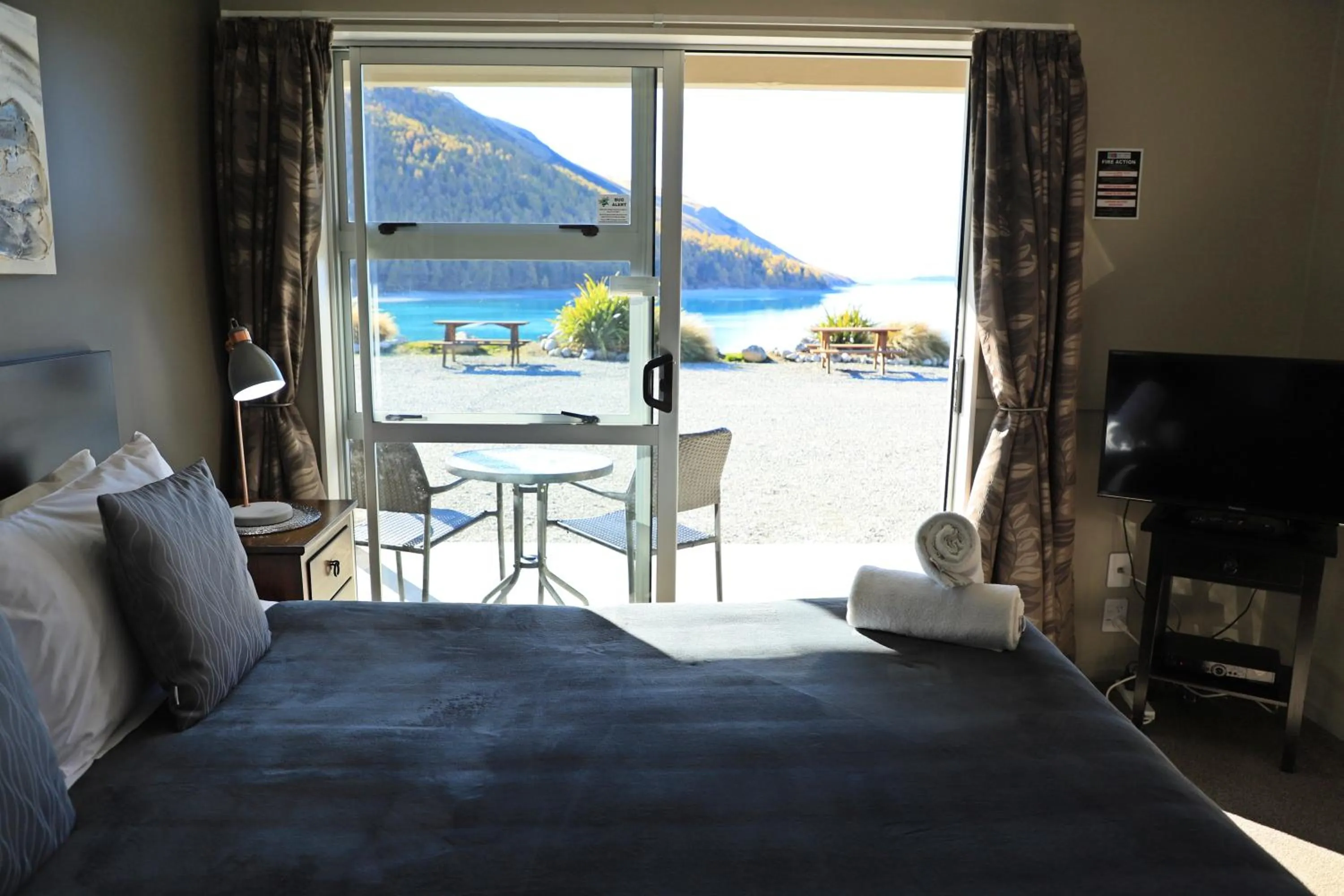 Bed in Lakes Edge Holiday Park