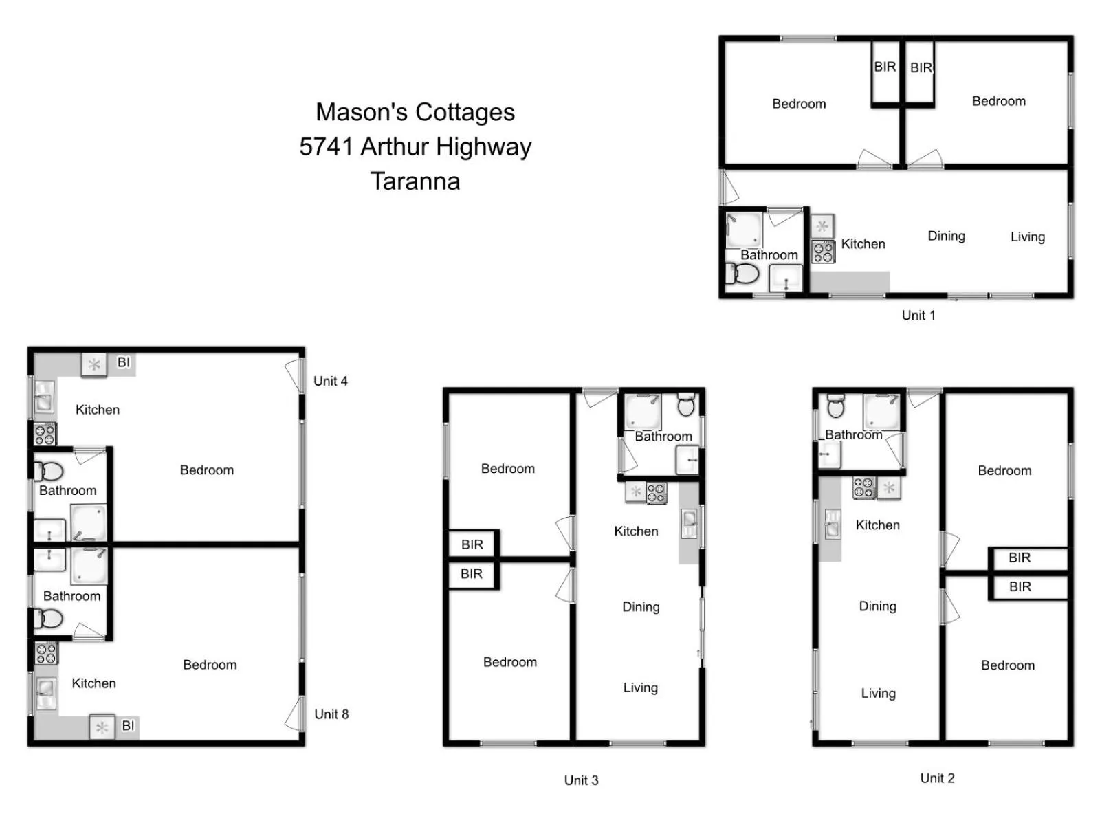 Floor plan in Masons Cottages