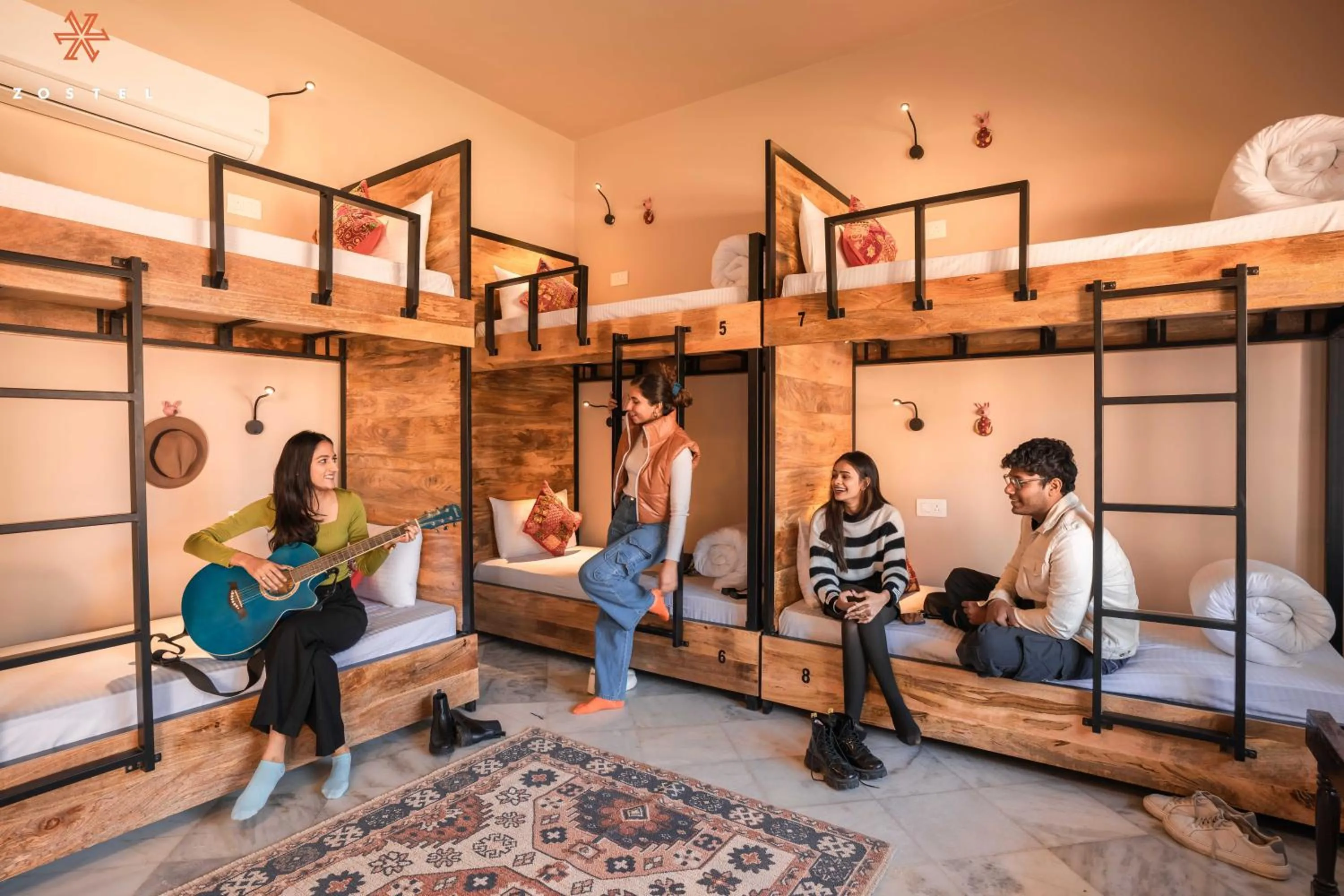 Bed in Zostel Jodhpur, Ratanada