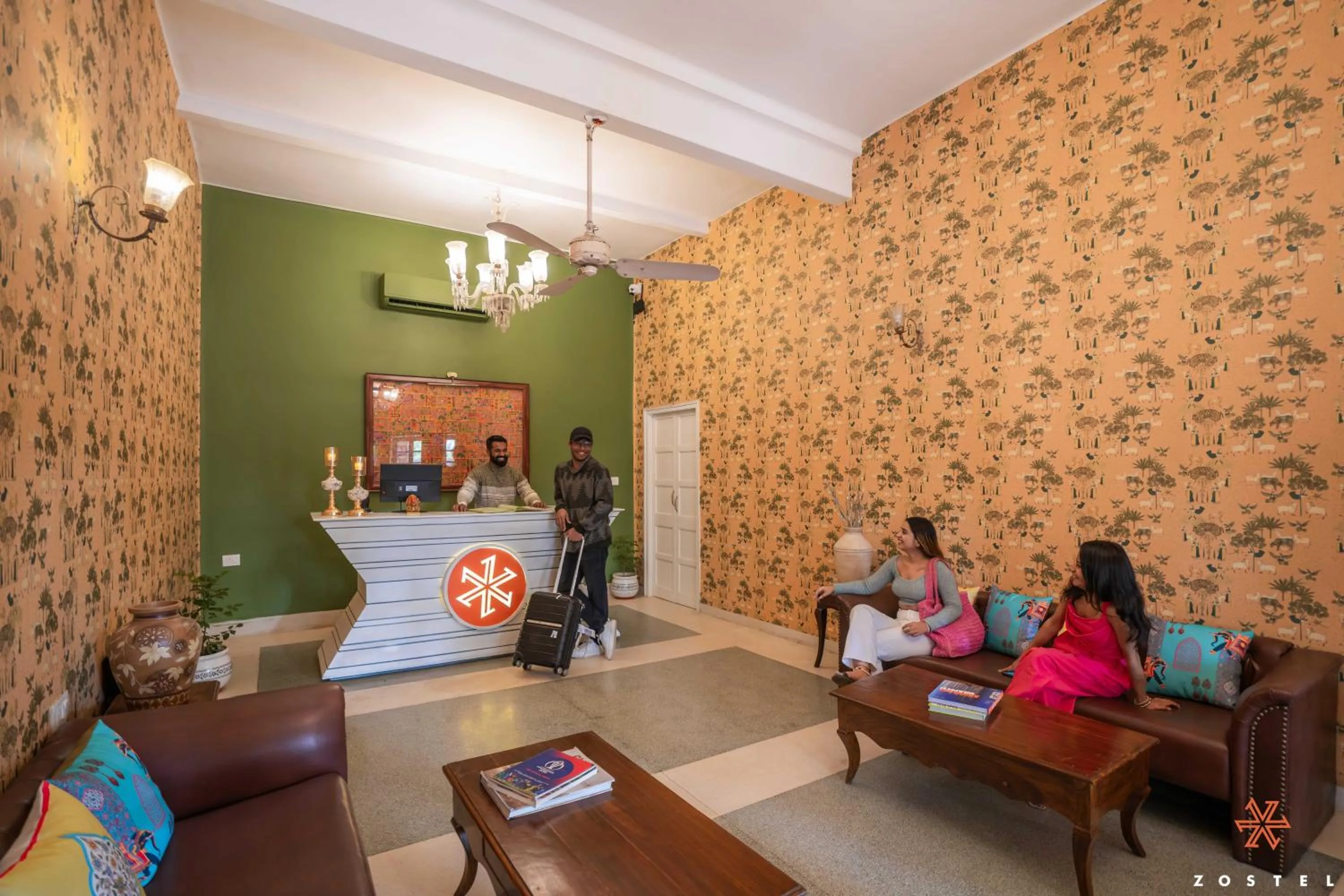 Lobby or reception in Zostel Jodhpur, Ratanada