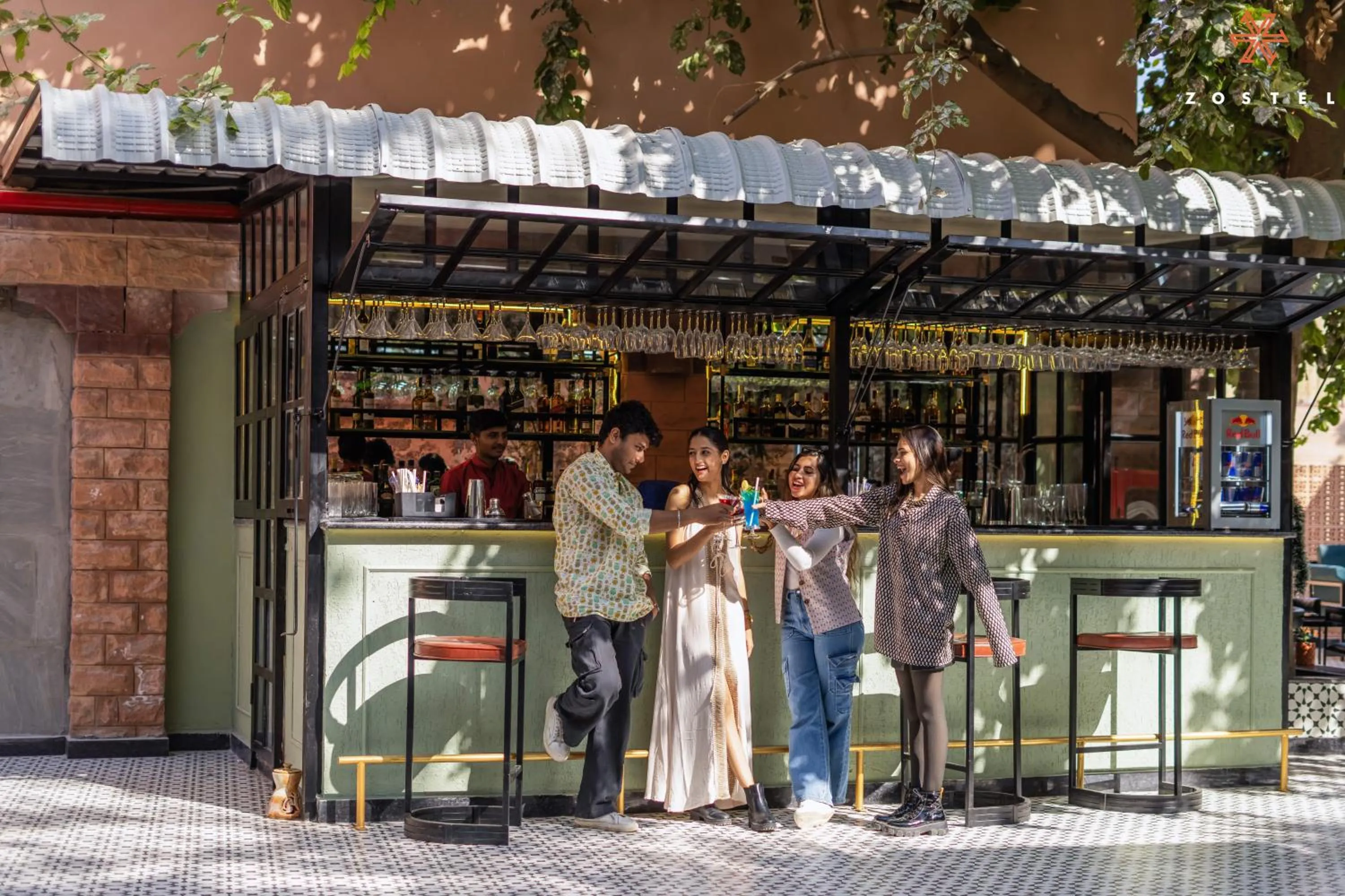 Lounge or bar in Zostel Jodhpur, Ratanada