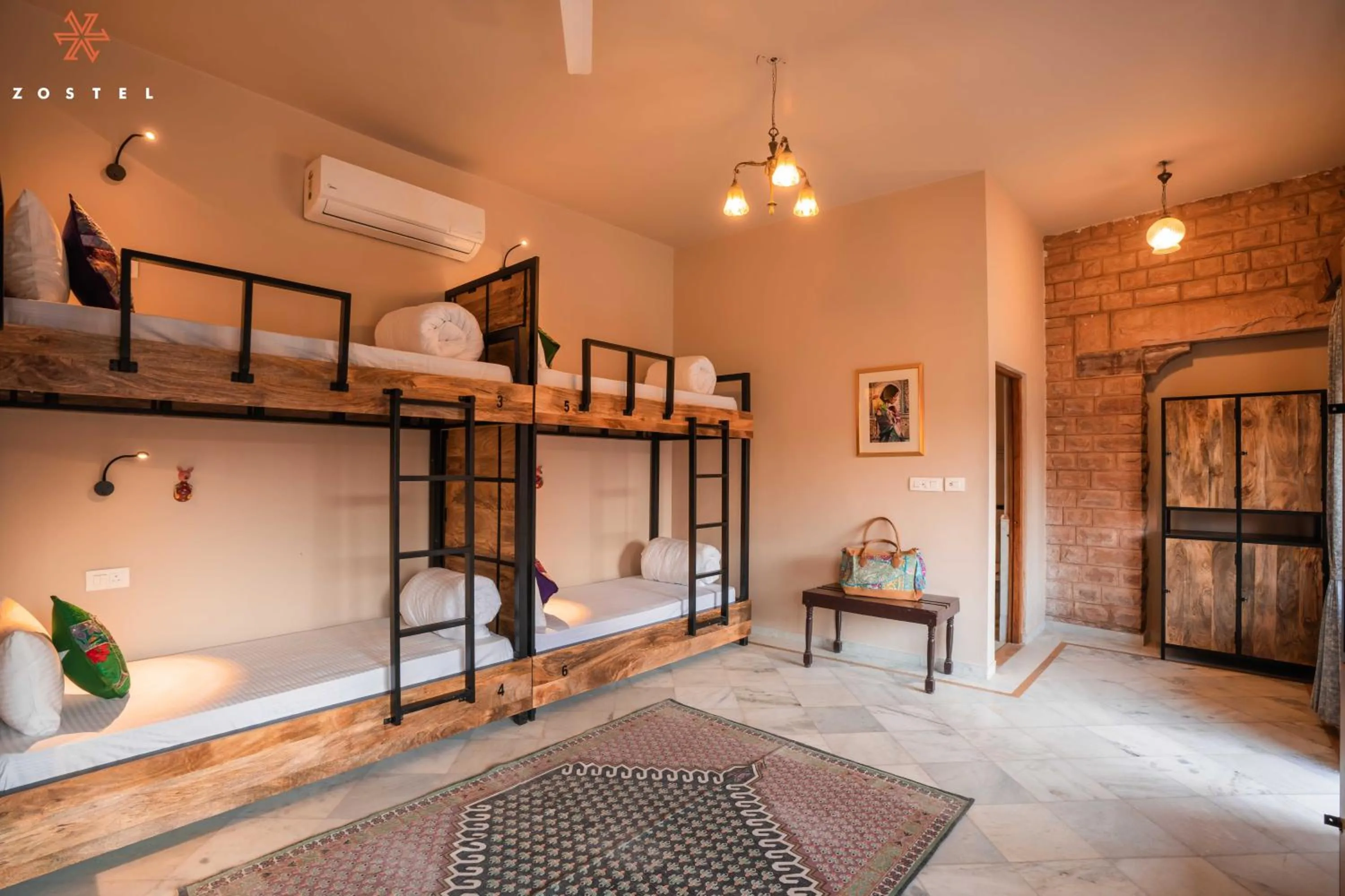 Bed in Zostel Jodhpur, Ratanada