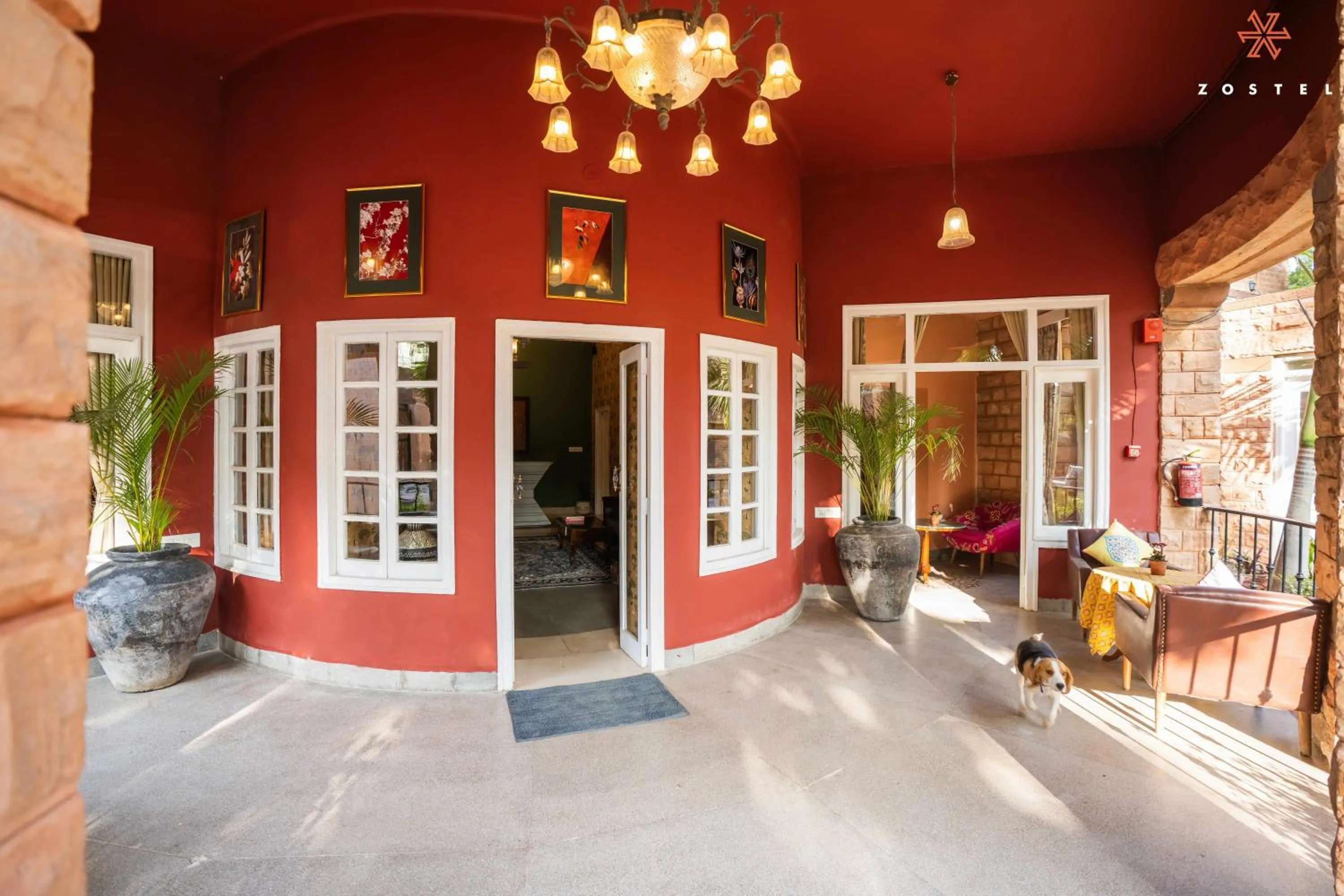 Lobby or reception in Zostel Jodhpur, Ratanada