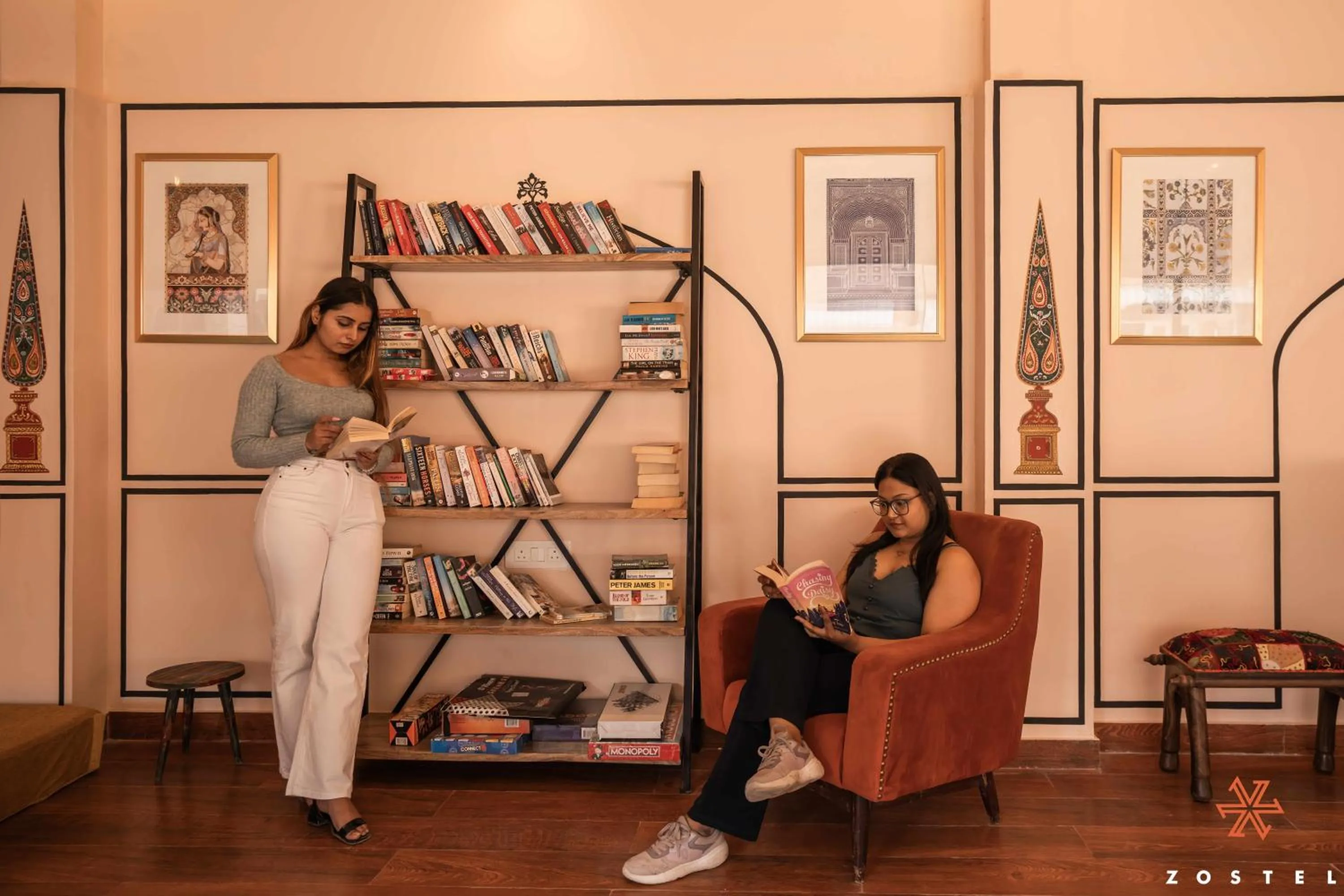 Library in Zostel Jodhpur, Ratanada