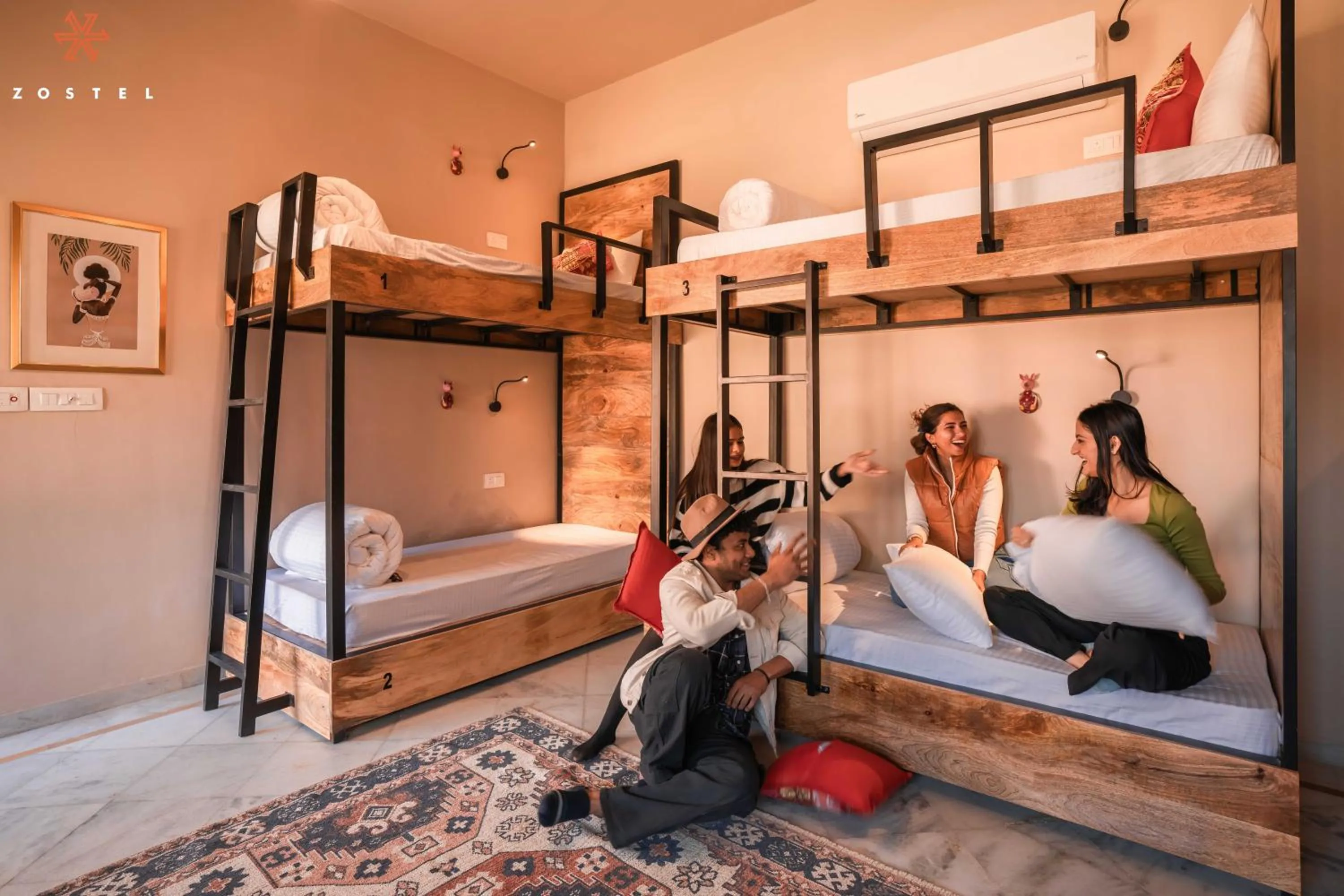 Bed in Zostel Jodhpur, Ratanada