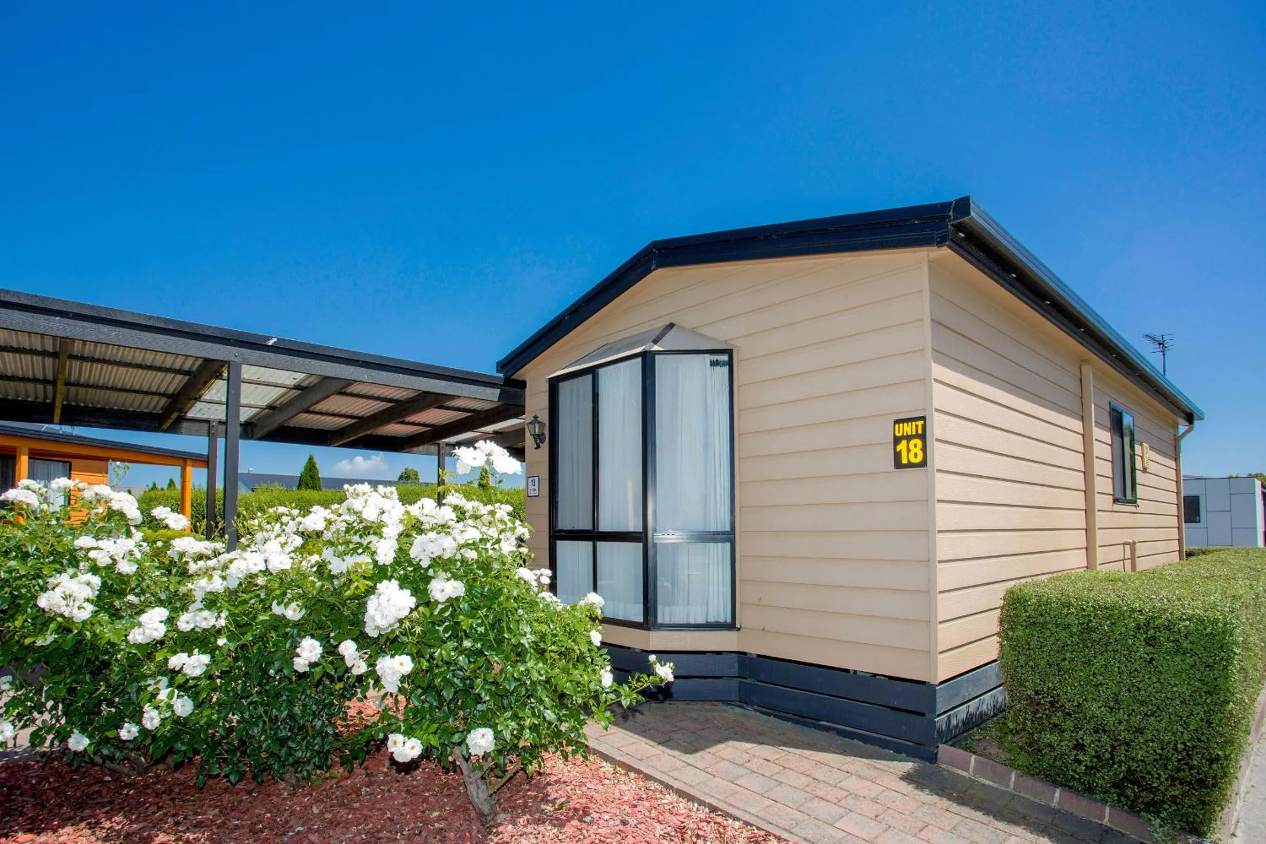 Property building in BIG4 Traralgon Park Lane Holiday Park