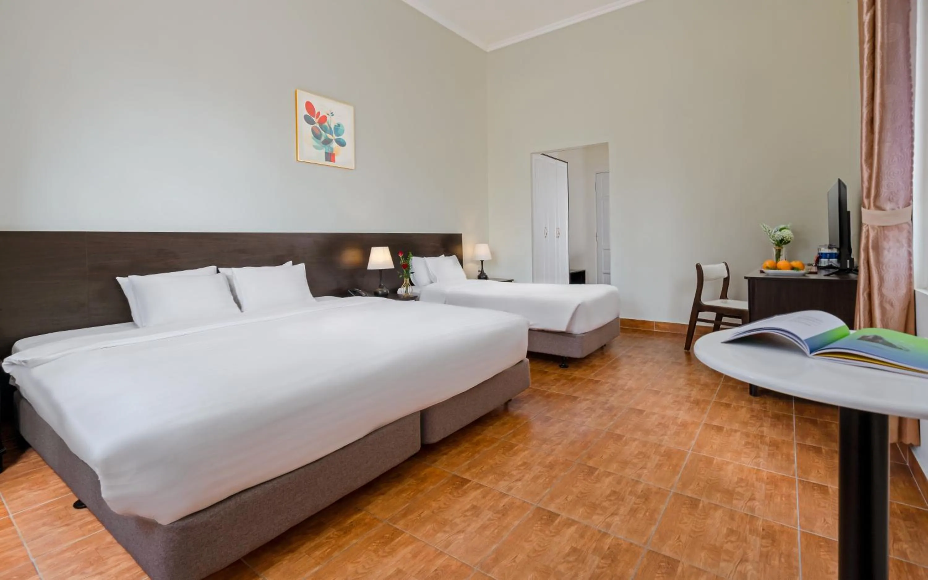 Bed in BIDV Central Da Lat Hotel