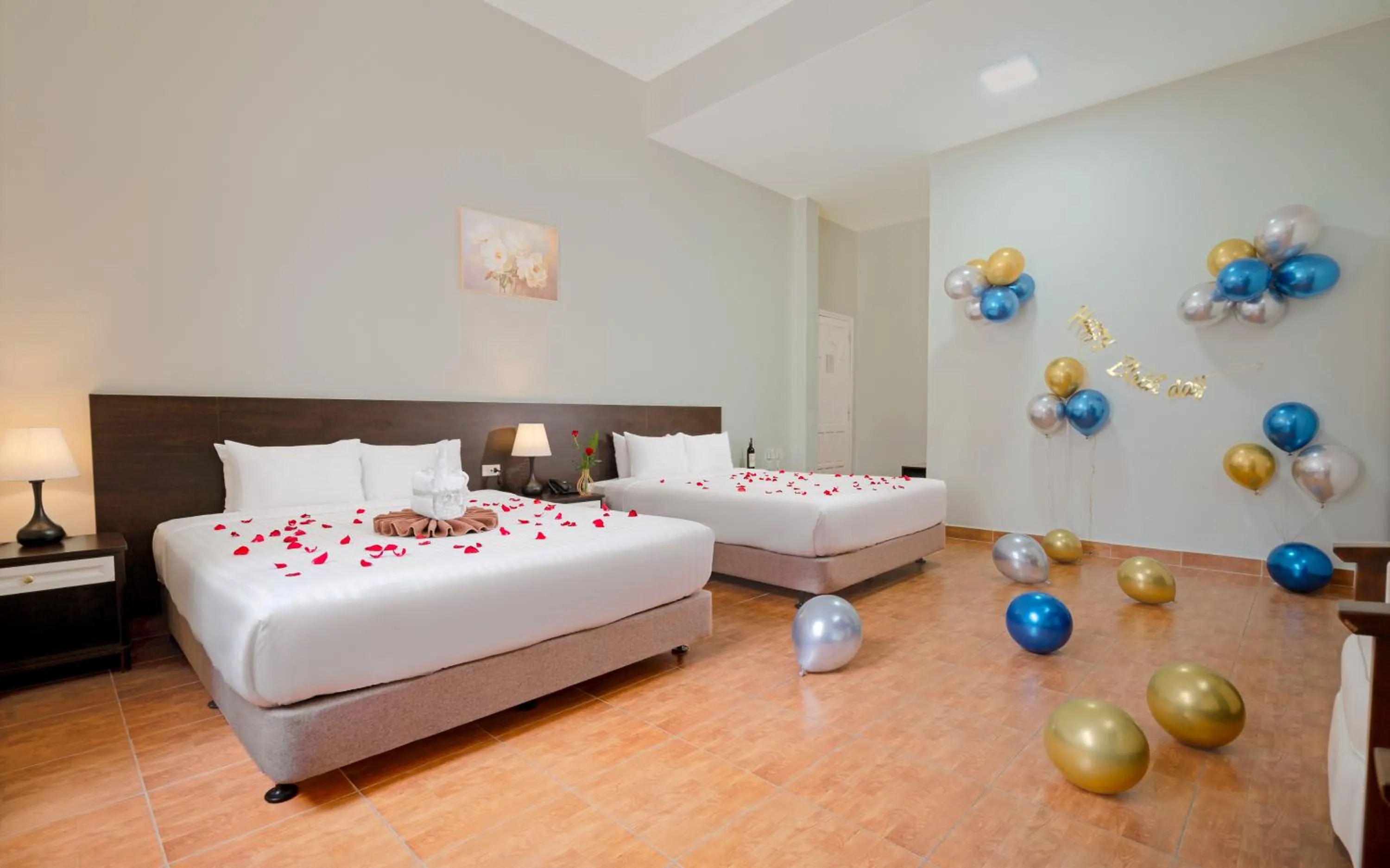 Bed in BIDV Central Da Lat Hotel