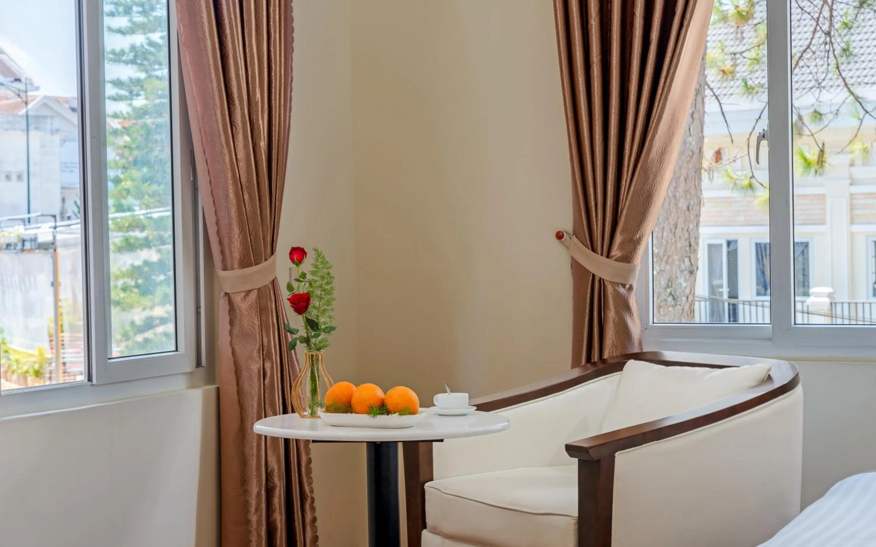 Living room in BIDV Central Da Lat Hotel