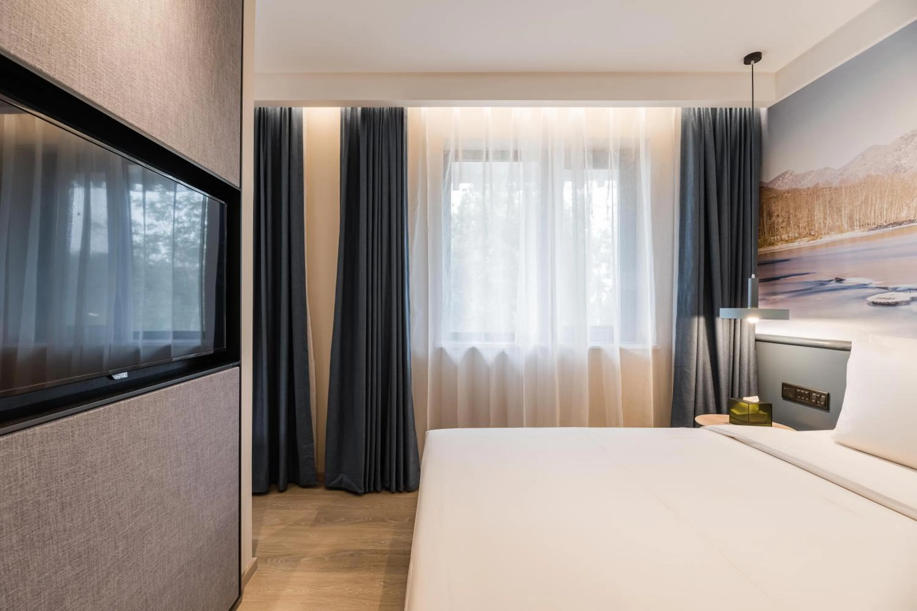 Bed in Atour Light Hotel Temple of Heaven