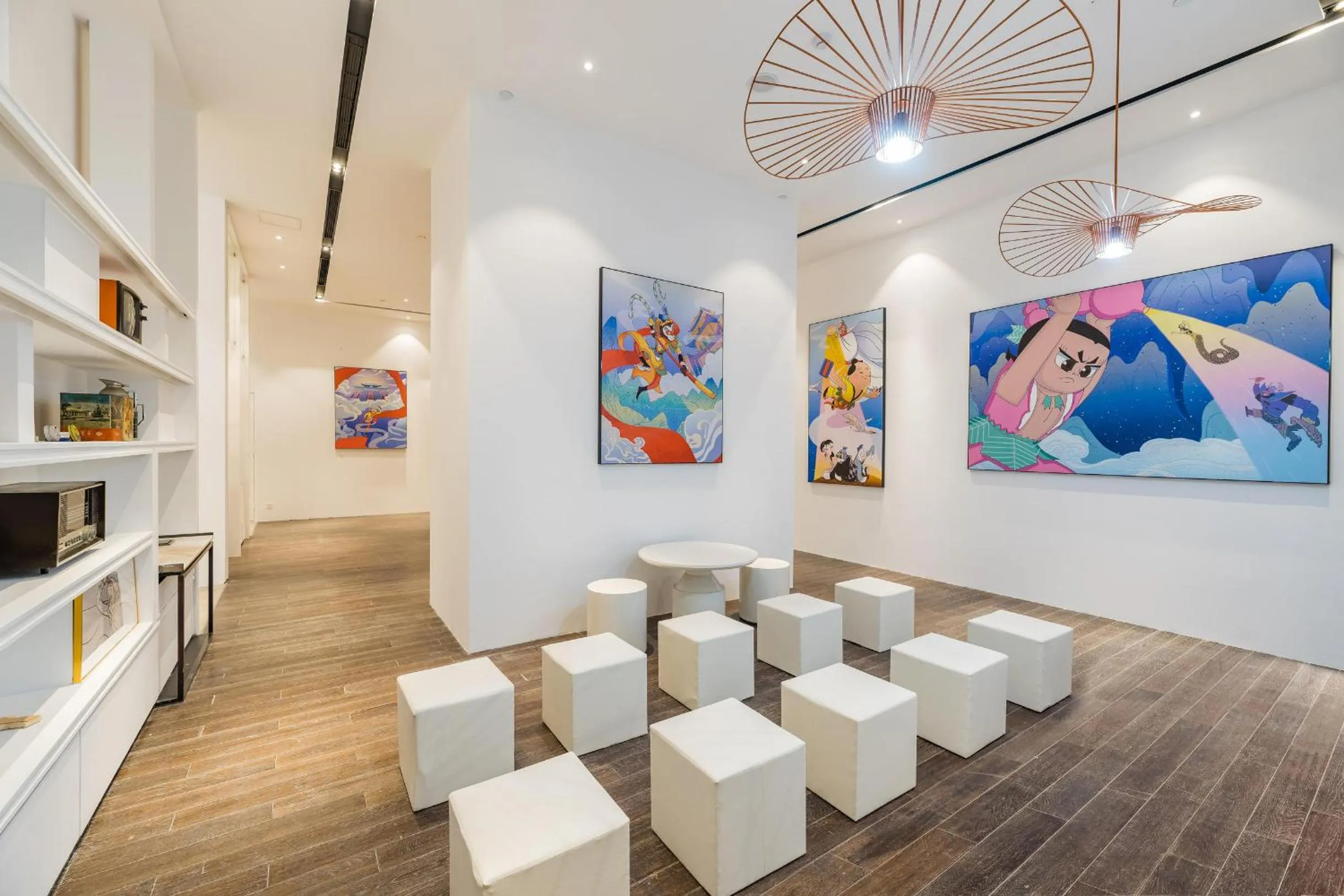 Seating area in Atour Hotel Xujiahui Meiying