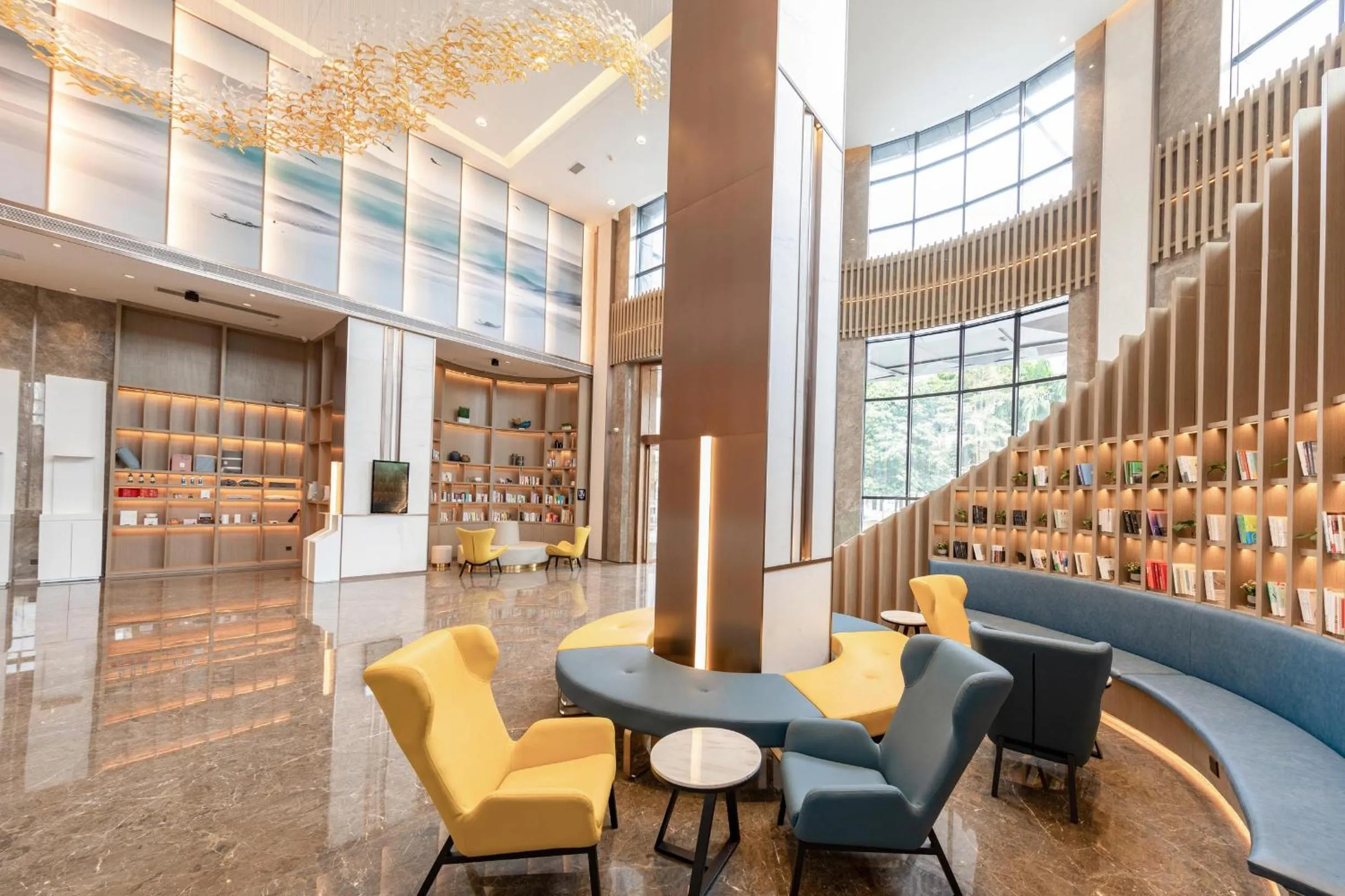 Lobby or reception in Atour Hotel Guangzhou Panyu City Bridge