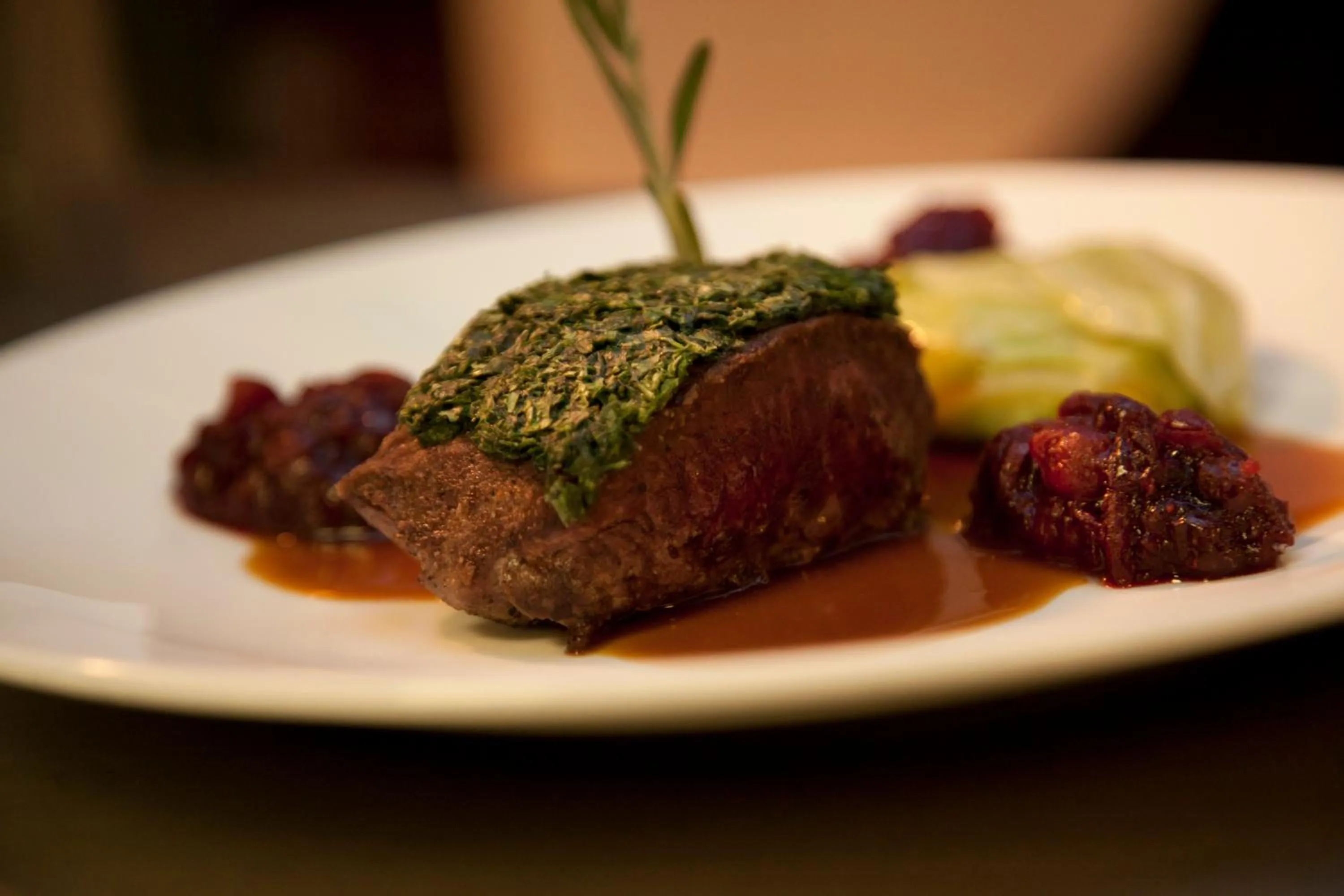 Food close-up in Hotel Restaurant Lunia