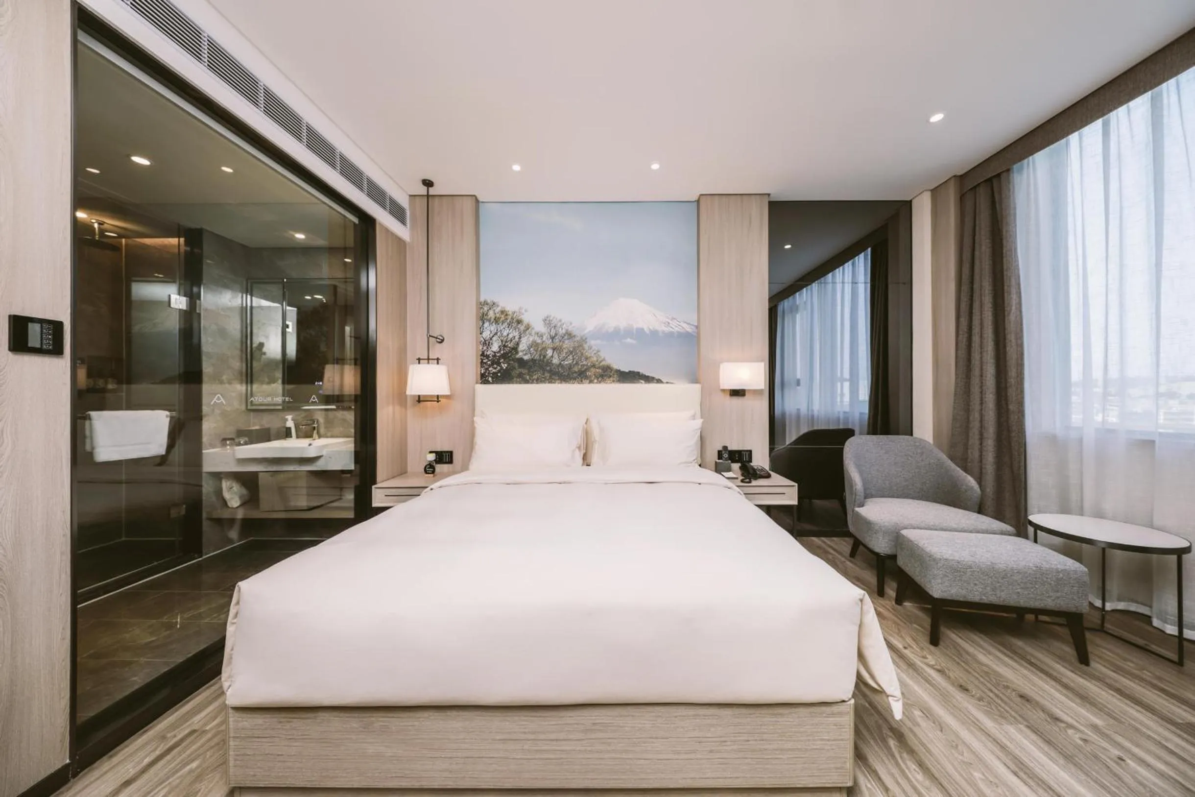 Bed in Atour Hotel Shenzhen Guanlan