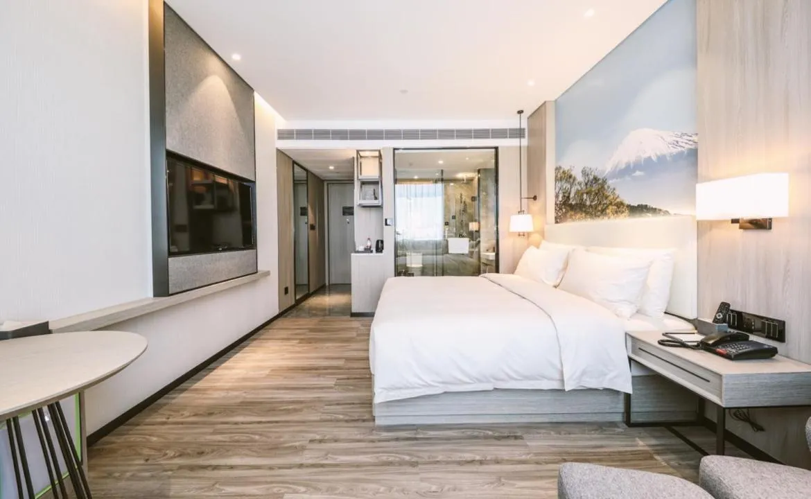 Bed in Atour Hotel Shenzhen Guanlan