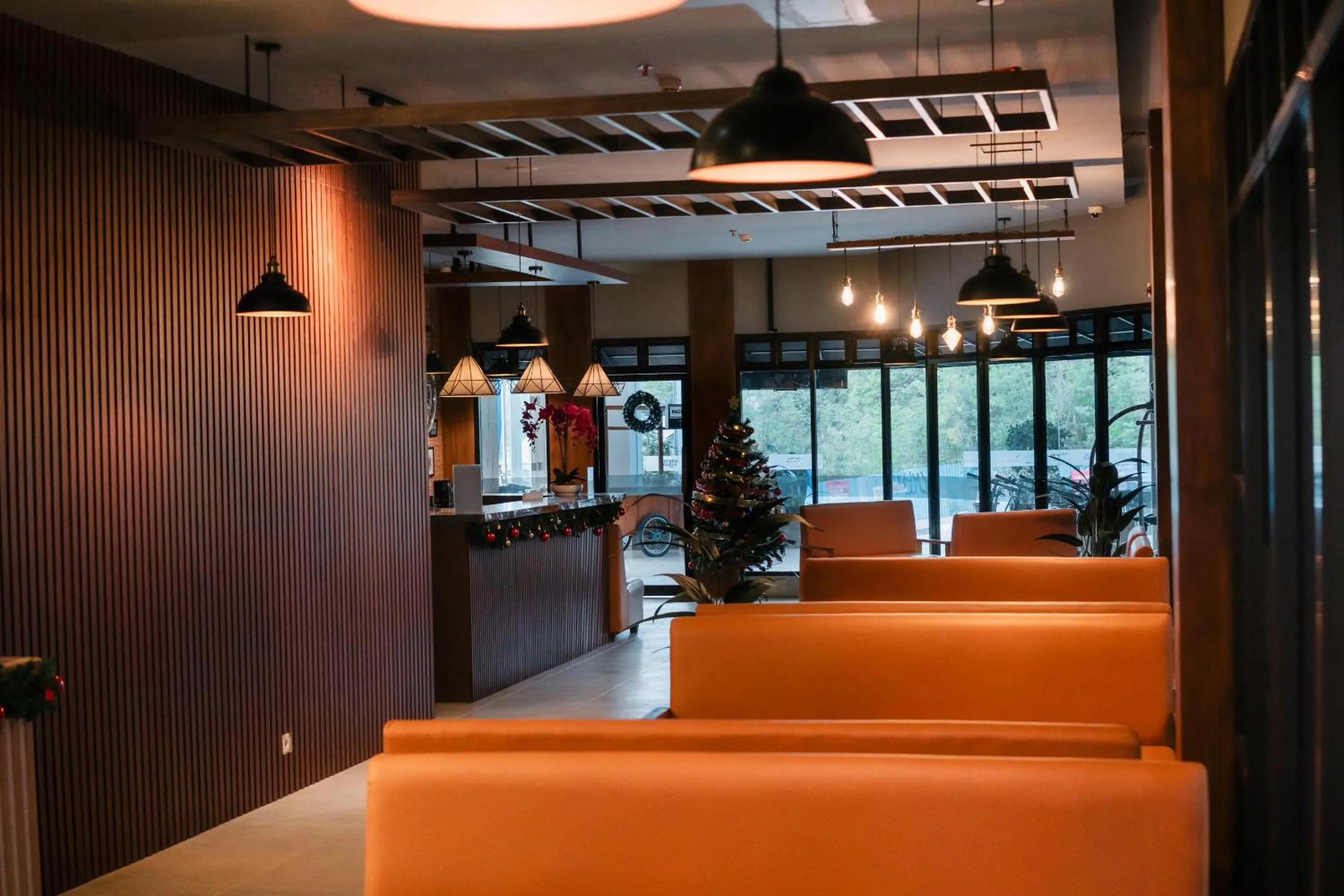 Communal lounge/ TV room in Zasgo Hotel