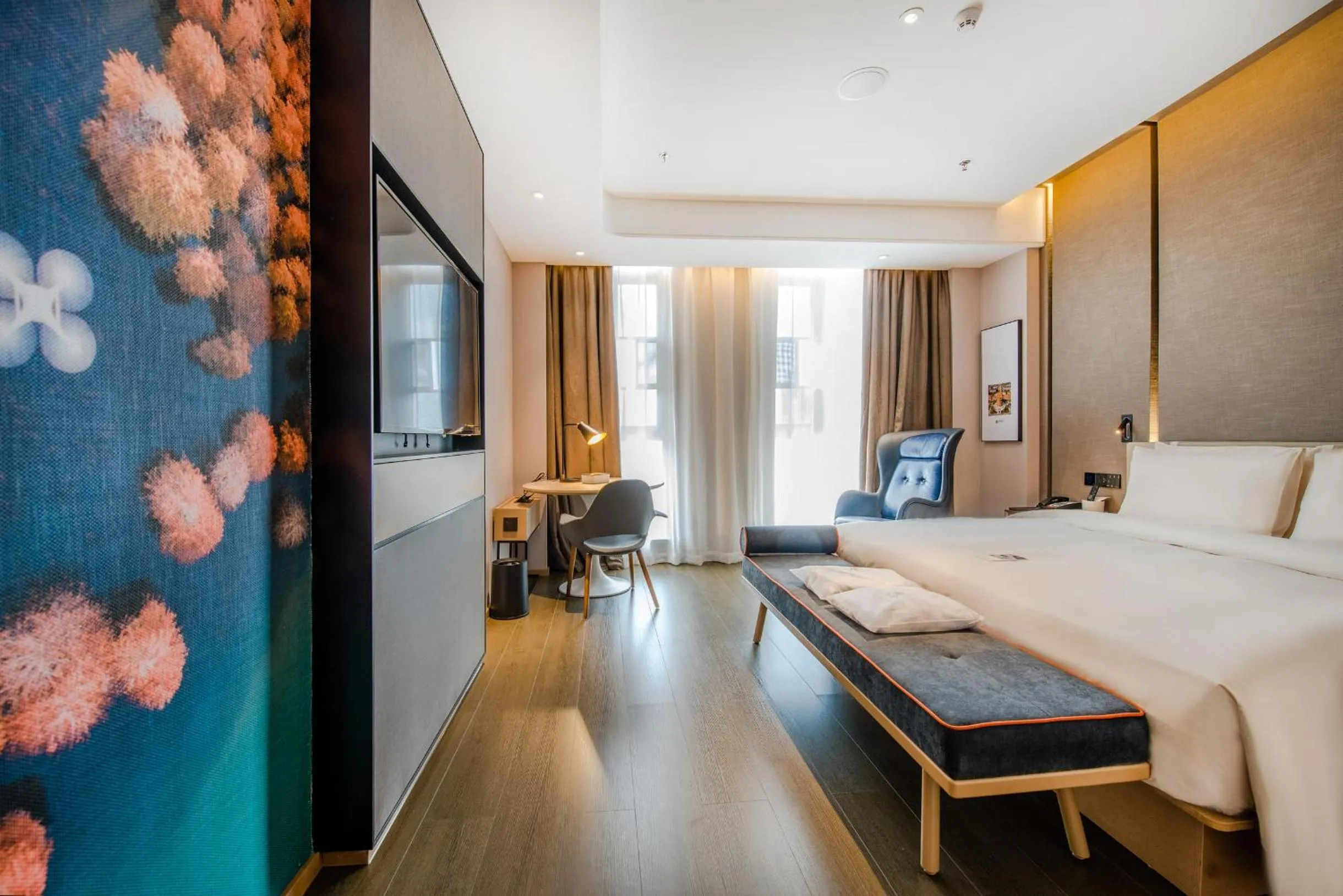 Bedroom, Bed in Atour Hotel Zhongshan Tanzhou