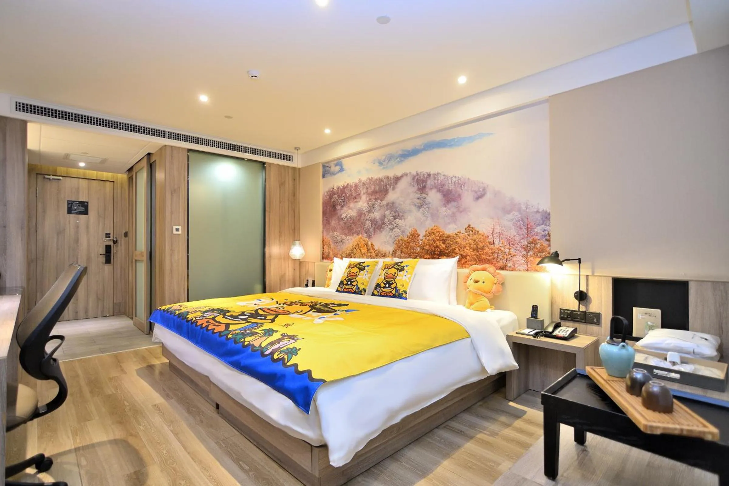 Bed in Atour Hotel Kunming Dashanghui