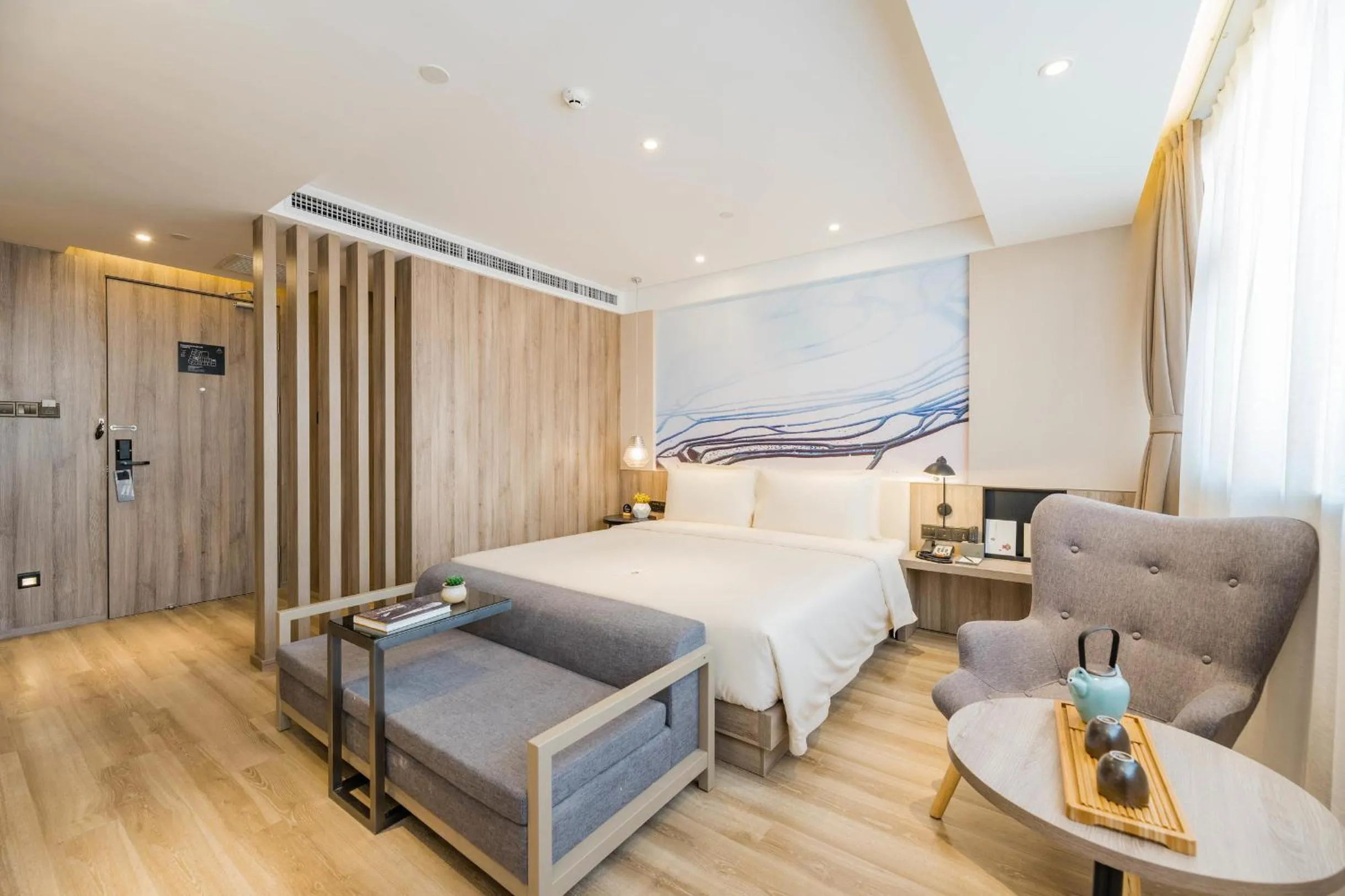 Bed in Atour Hotel Kunming Dashanghui