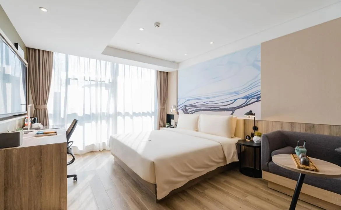 Bed in Atour Hotel Kunming Dashanghui