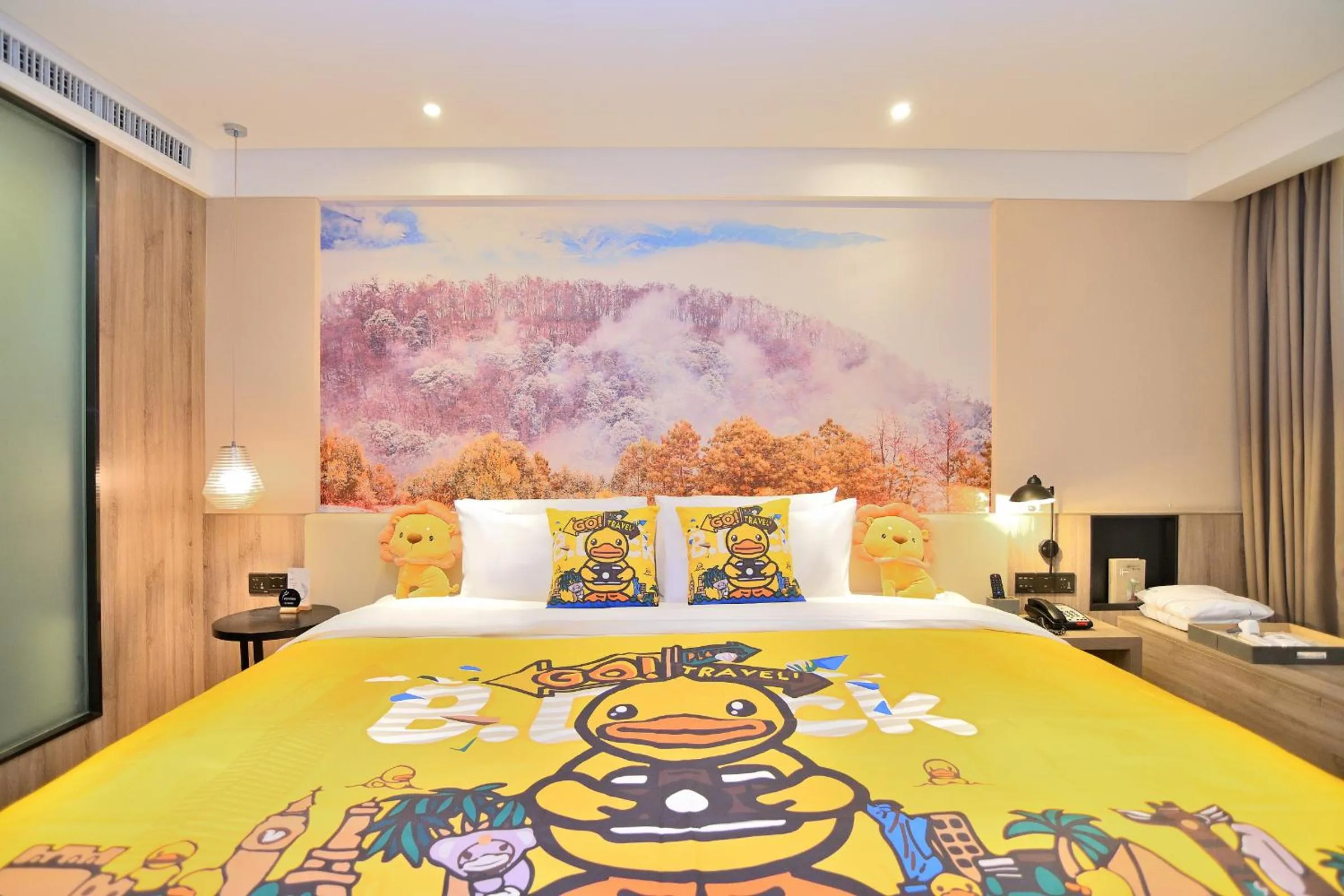 Bed in Atour Hotel Kunming Dashanghui