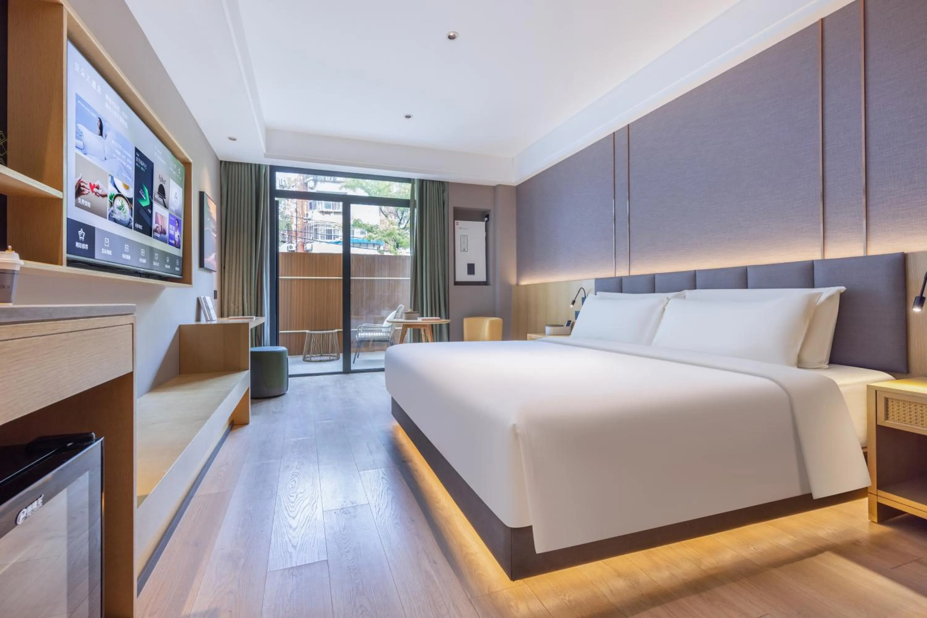 Bed in Atour X Hotel Beijing Majiabao Subway Station