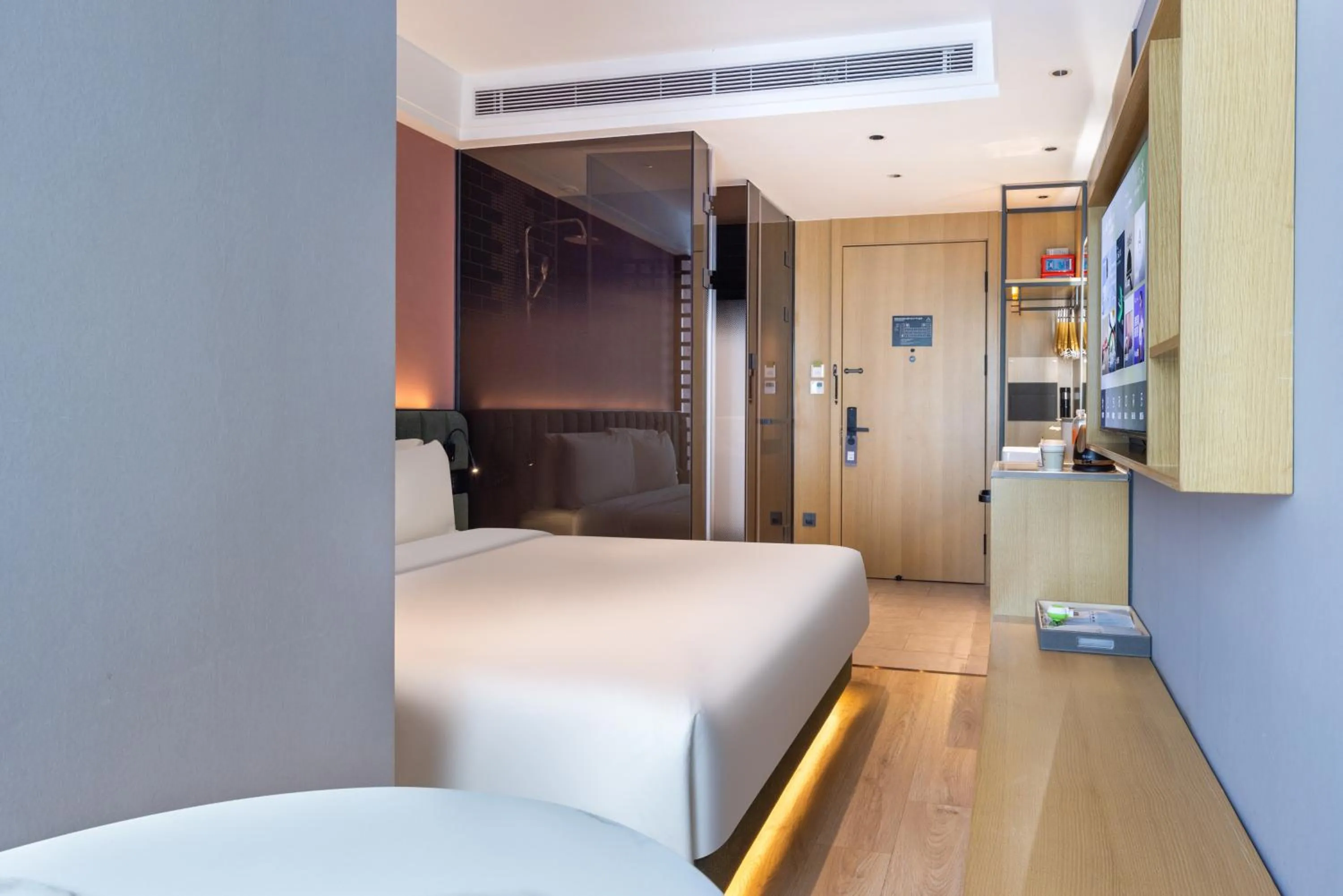 Bed in Atour X Hotel Beijing Majiabao Subway Station