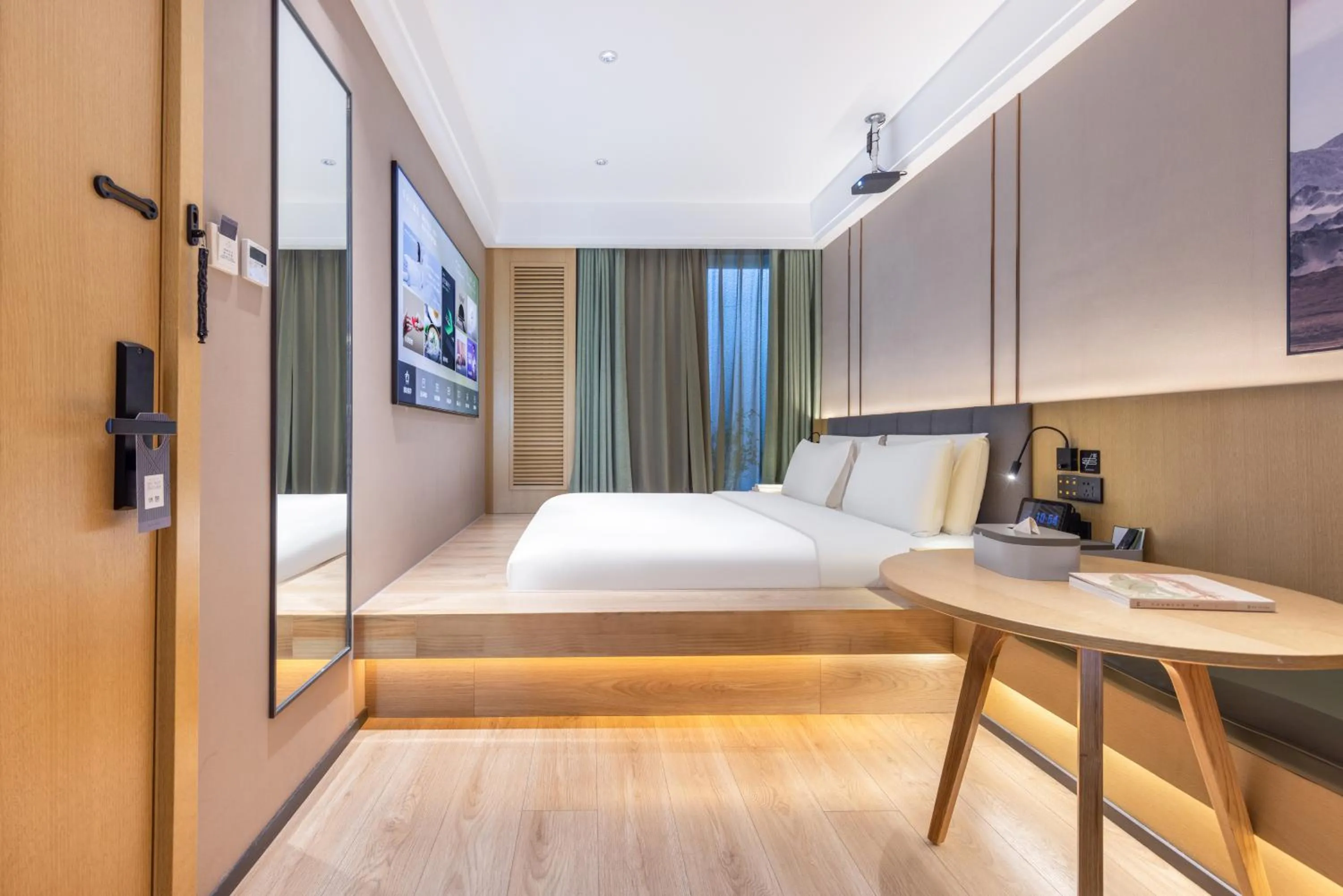 Bed in Atour X Hotel Beijing Majiabao Subway Station