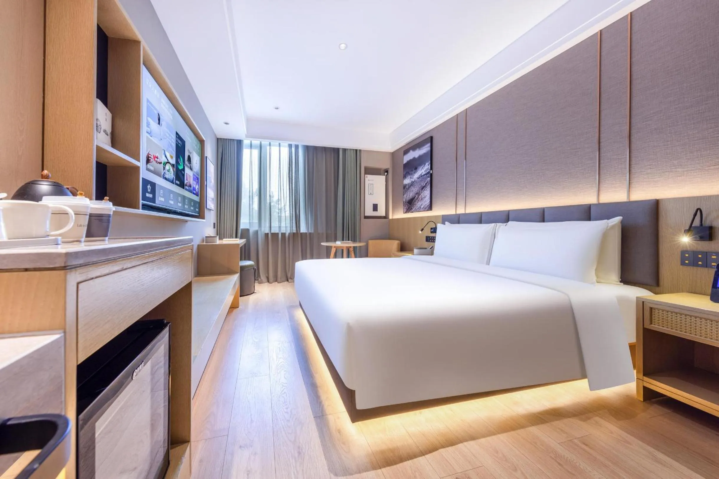 Bed in Atour X Hotel Beijing Majiabao Subway Station