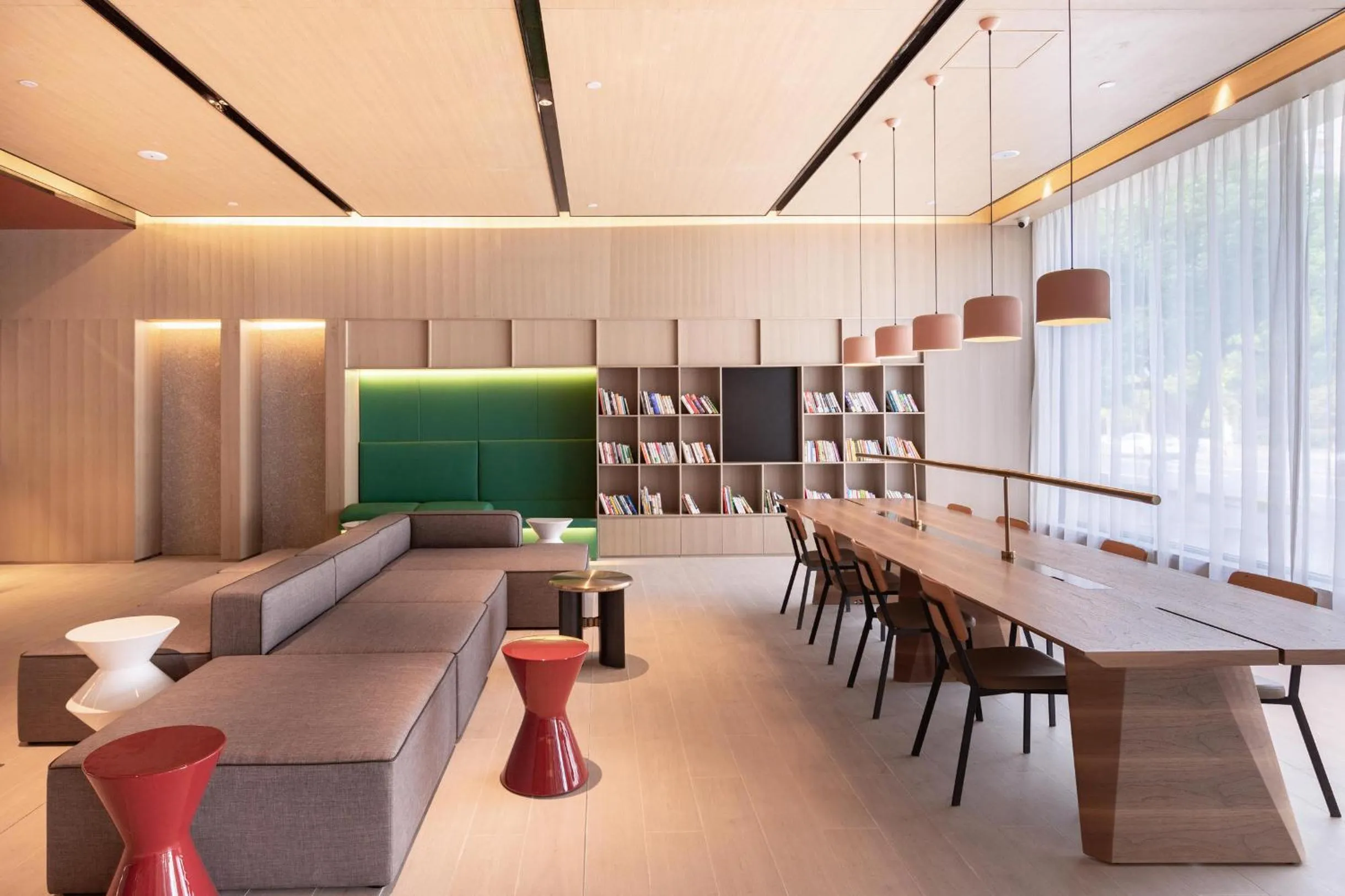 Seating area in Atour Hotel Shanghai Caohejing