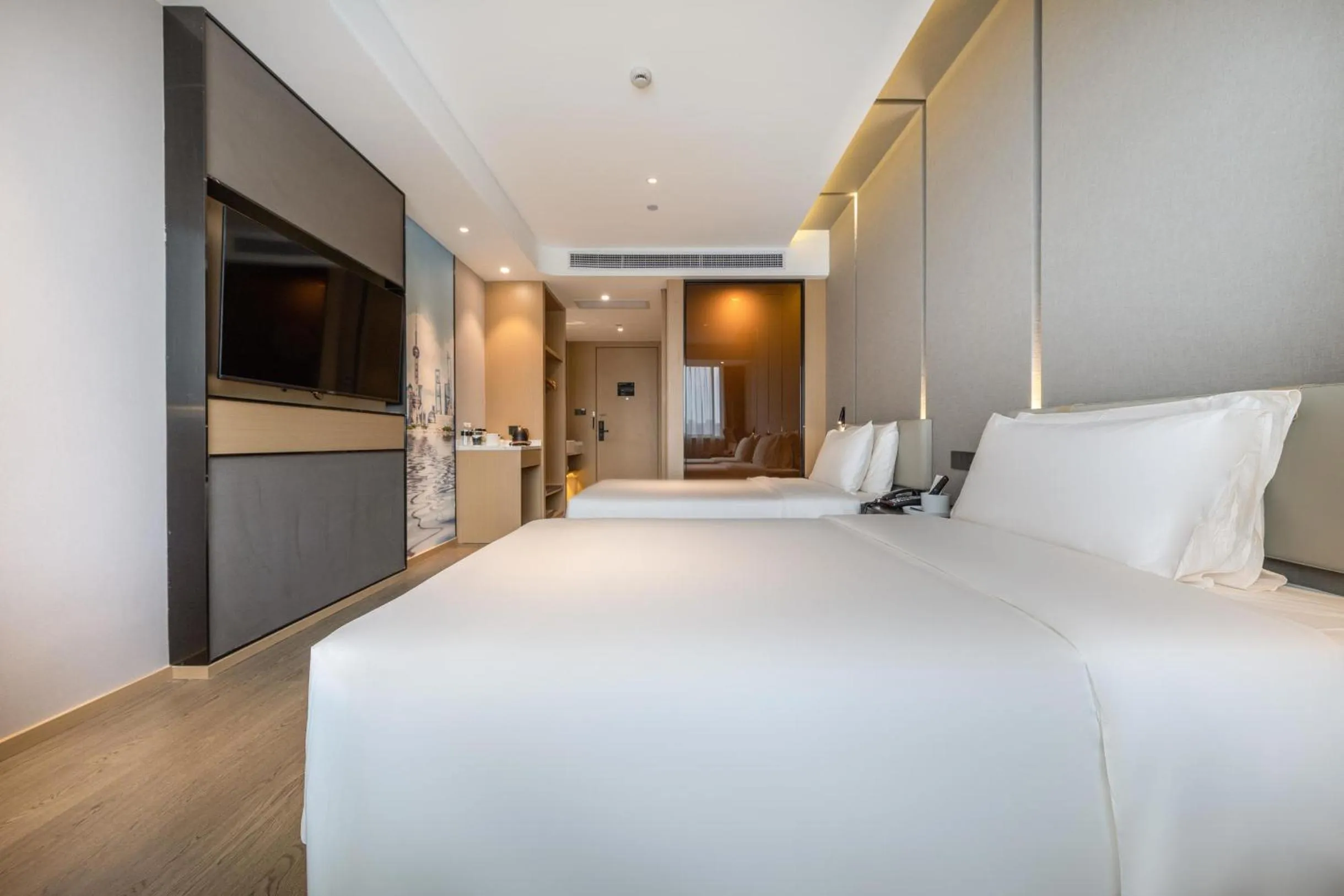 Bedroom, Bed in Atour Hotel Shanghai Caohejing