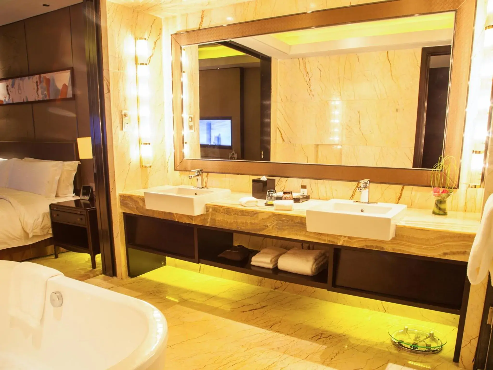 Twin Room with Garden View in Primus Hotel Yinchuan Twin Room with Garden View in Primus Hotel Yinchuan