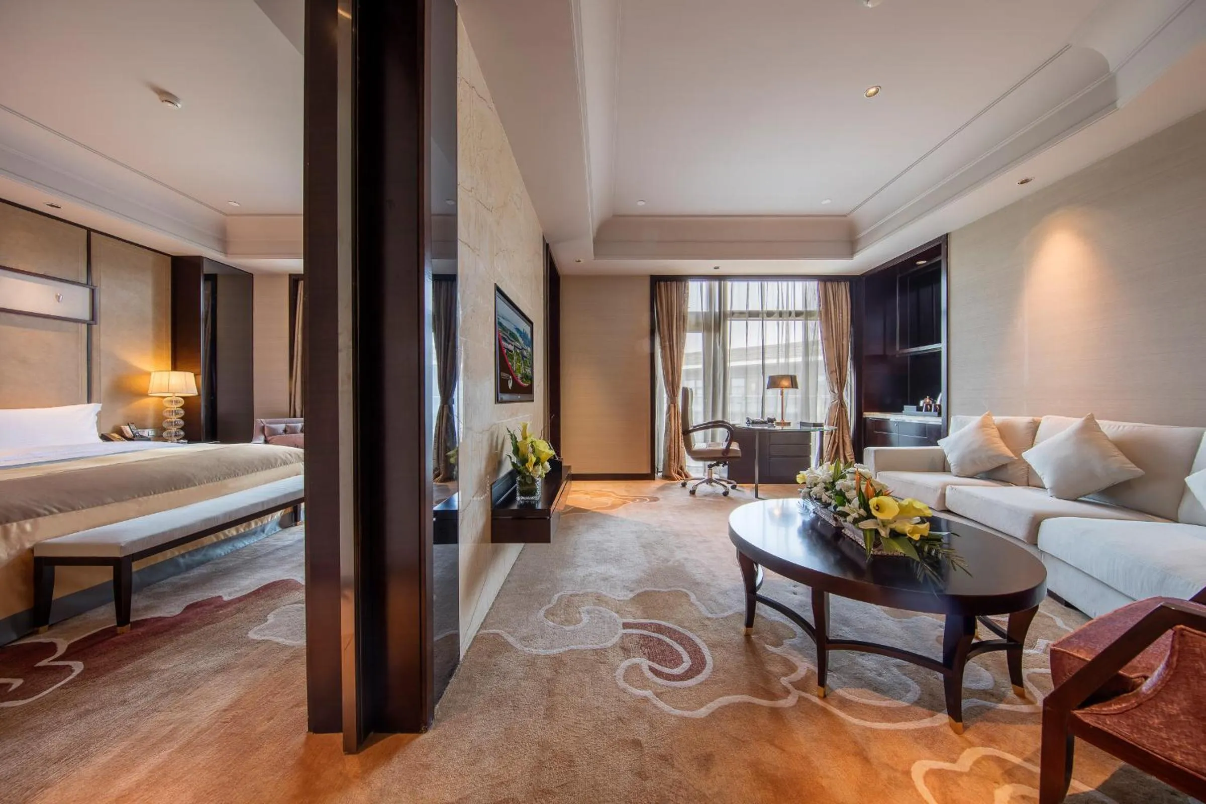 Bed in Primus Hotel Yinchuan