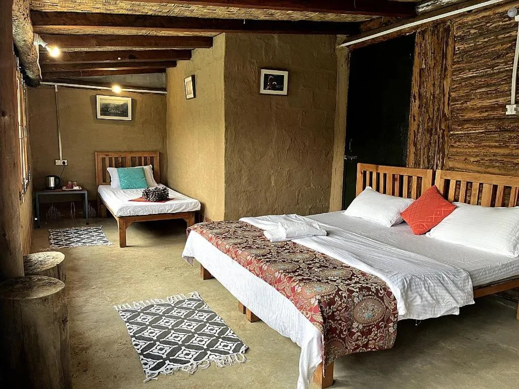 Bedroom, Bed in Glampinn Woods