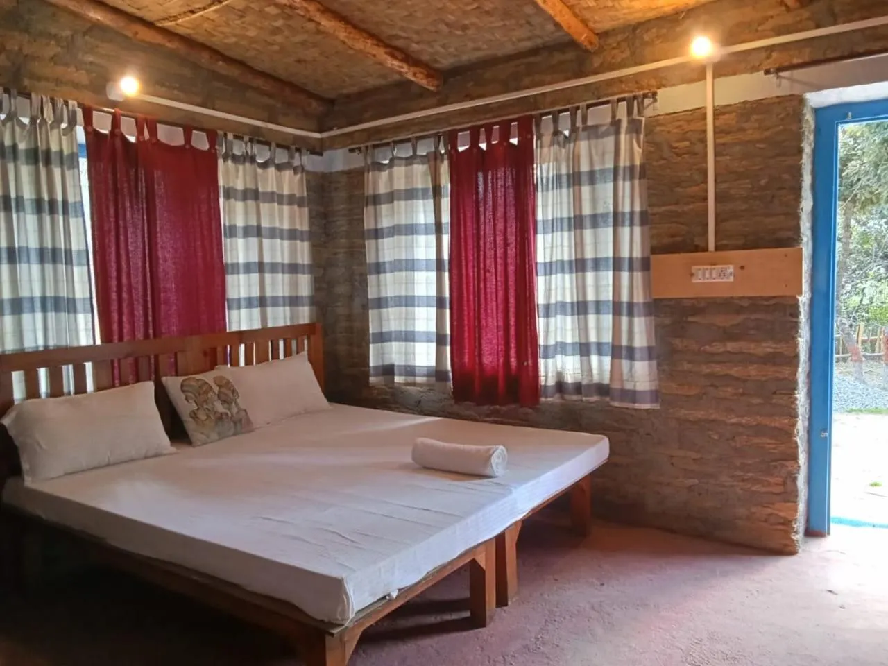 Bedroom, Bed in Glampinn Woods