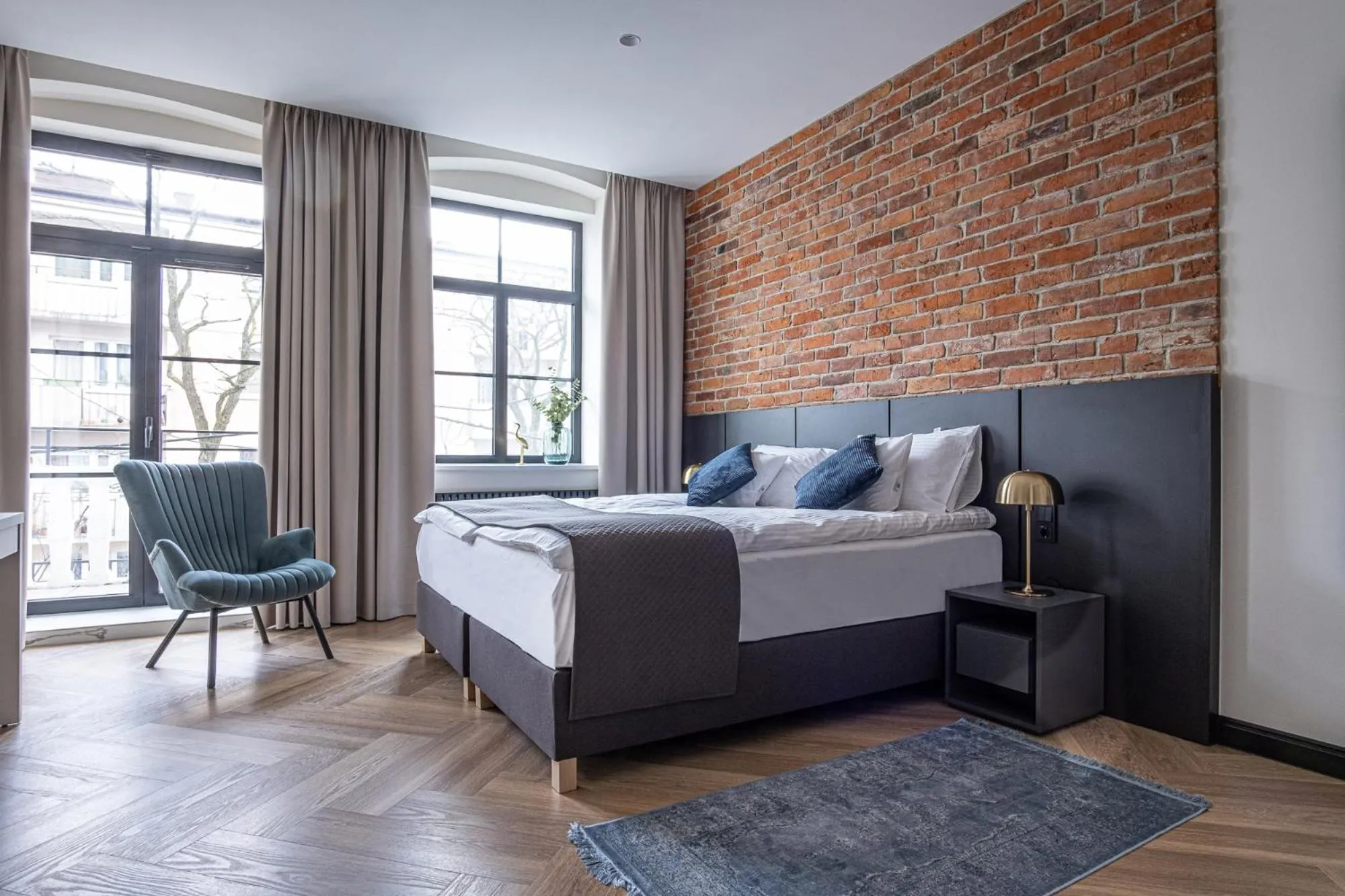 Bed in Carvala Boutique Apartments
