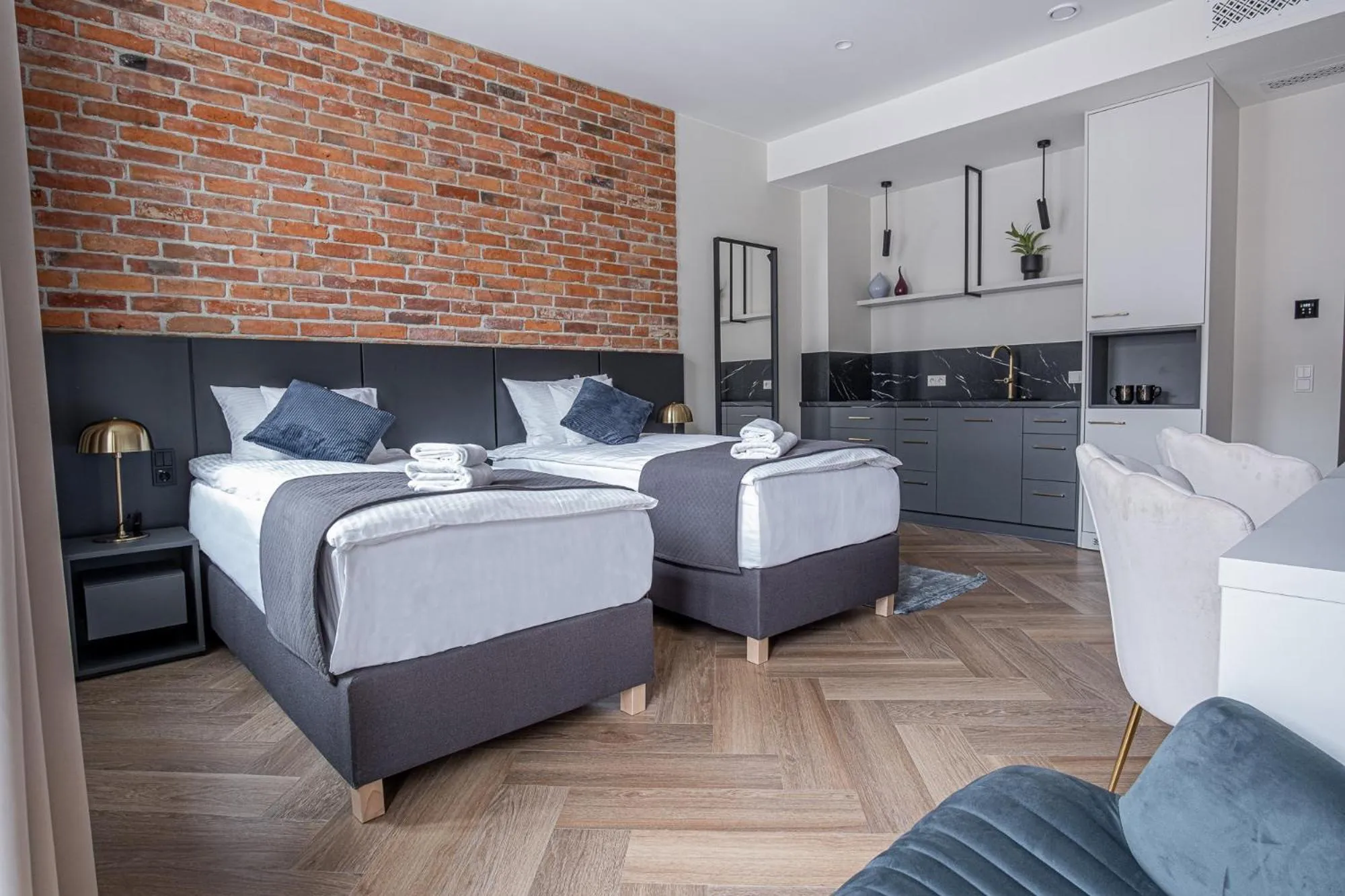 Bed in Carvala Boutique Apartments