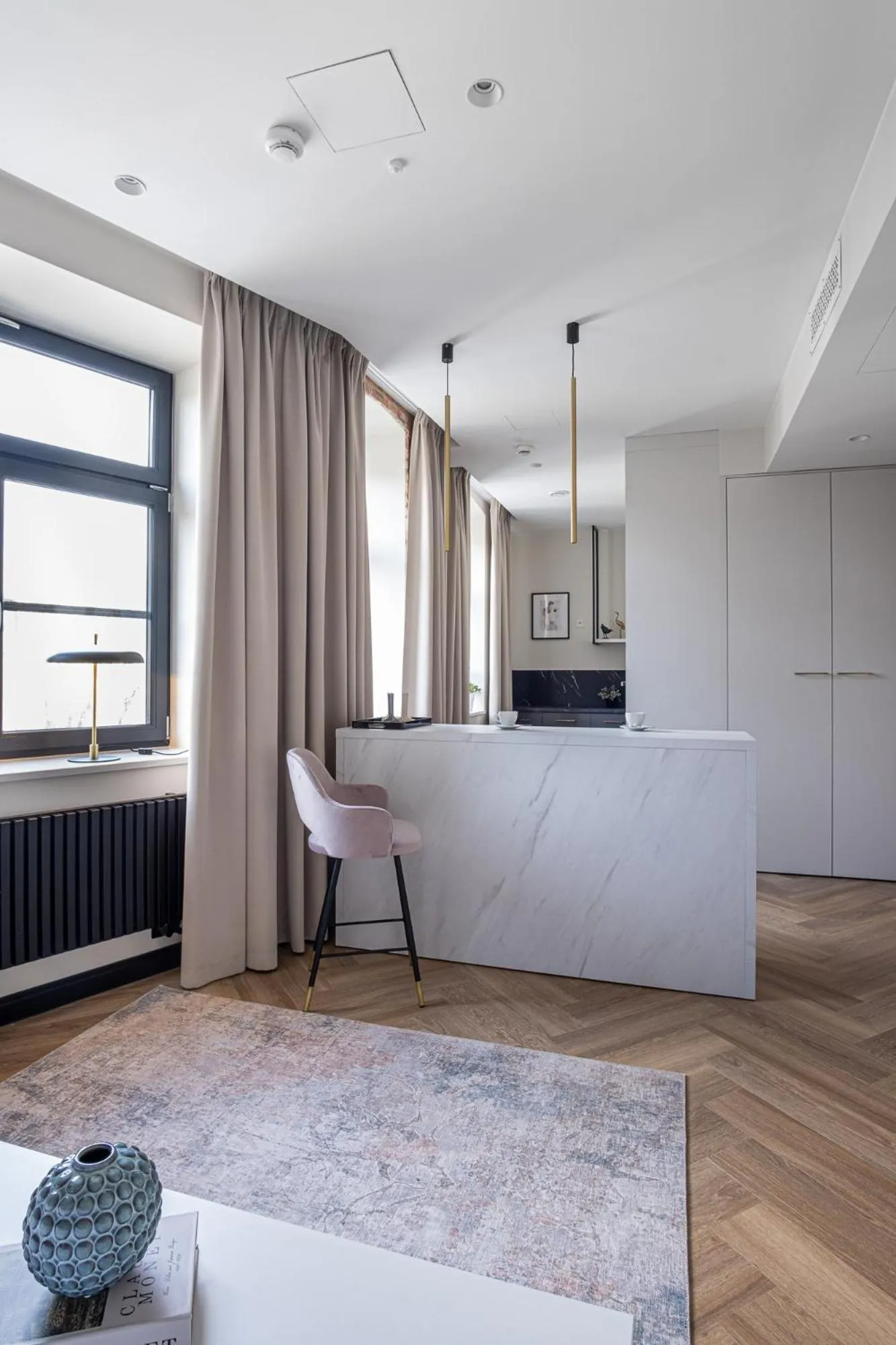 Kitchen or kitchenette in Carvala Boutique Apartments