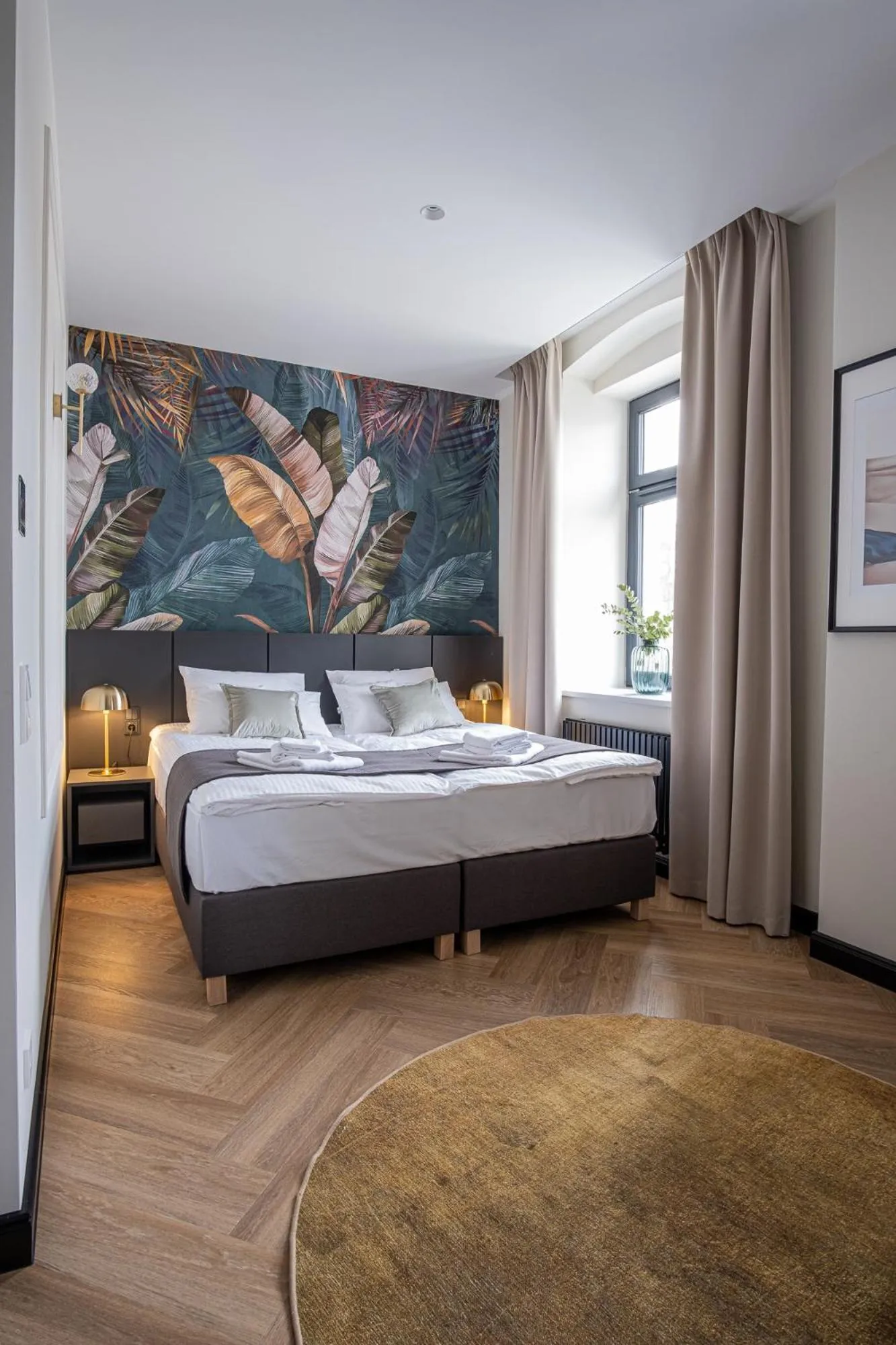 Bed in Carvala Boutique Apartments