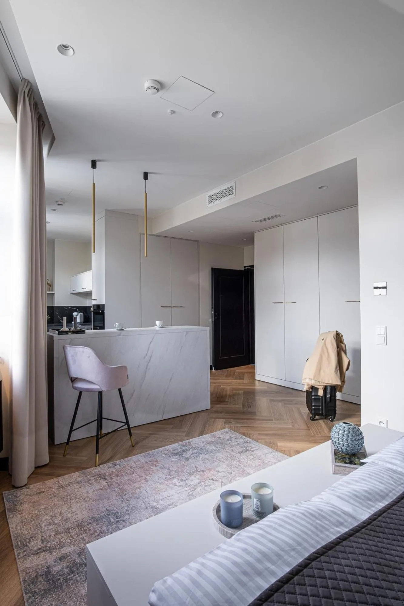 Kitchen or kitchenette in Carvala Boutique Apartments
