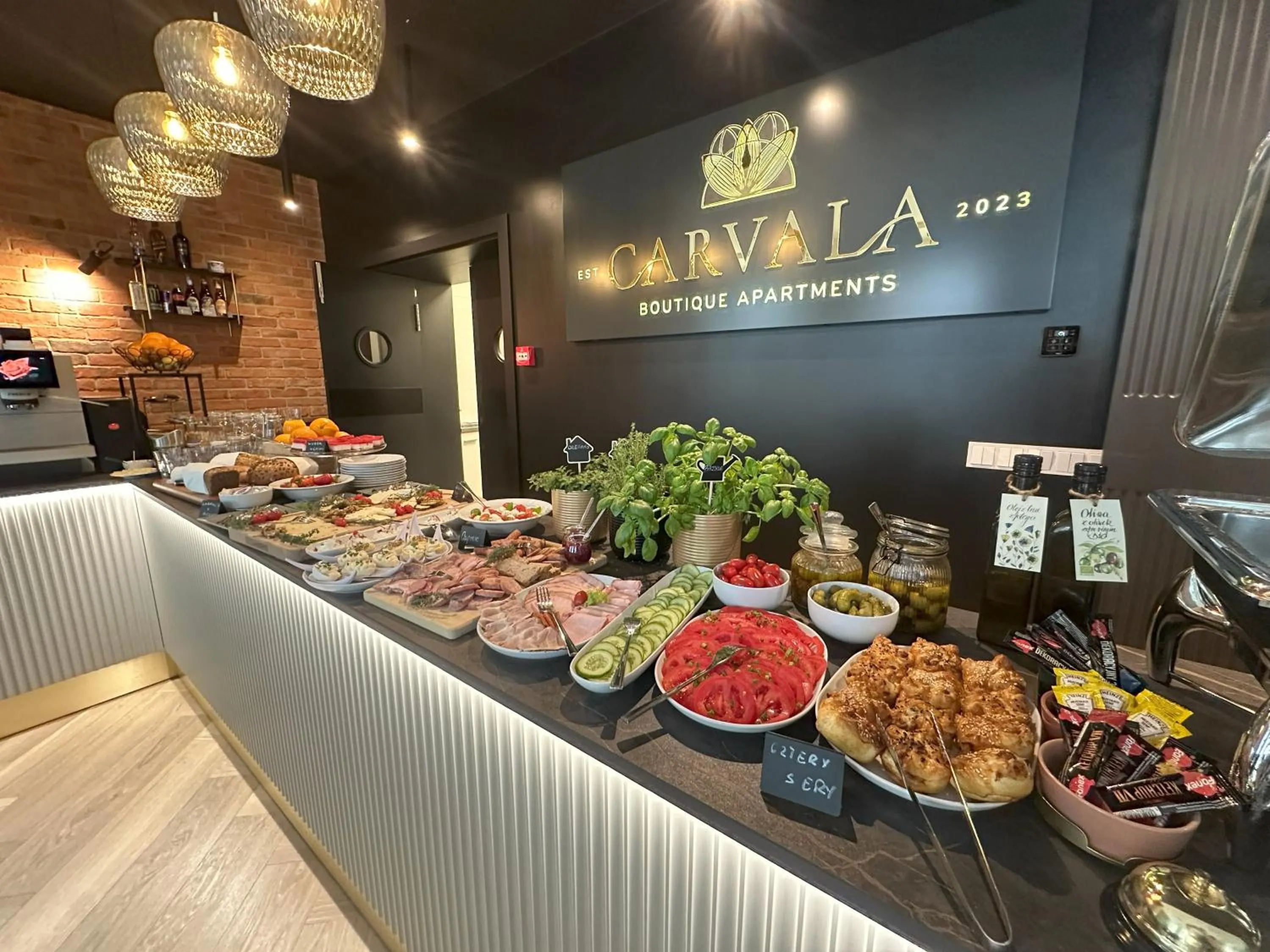 Breakfast in Carvala Boutique Apartments