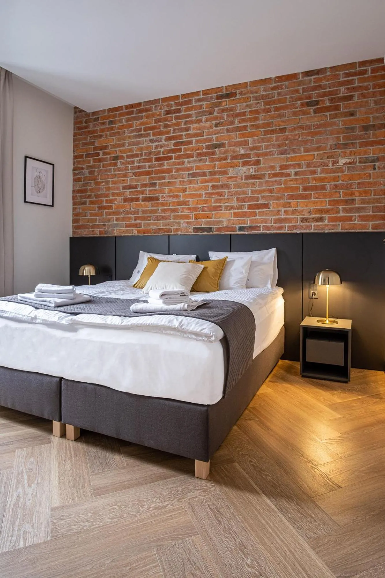 Bed in Carvala Boutique Apartments