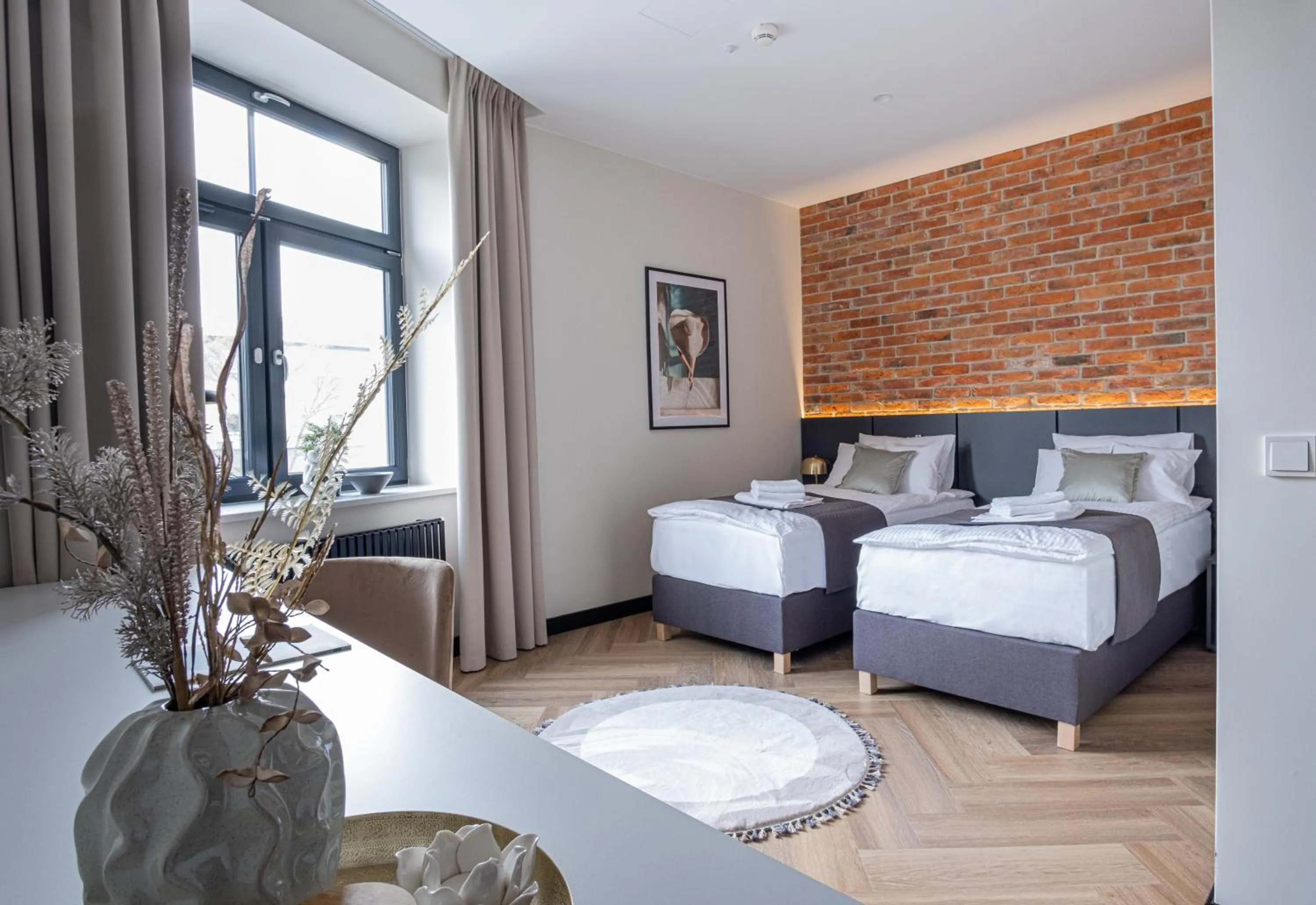 Bed in Carvala Boutique Apartments