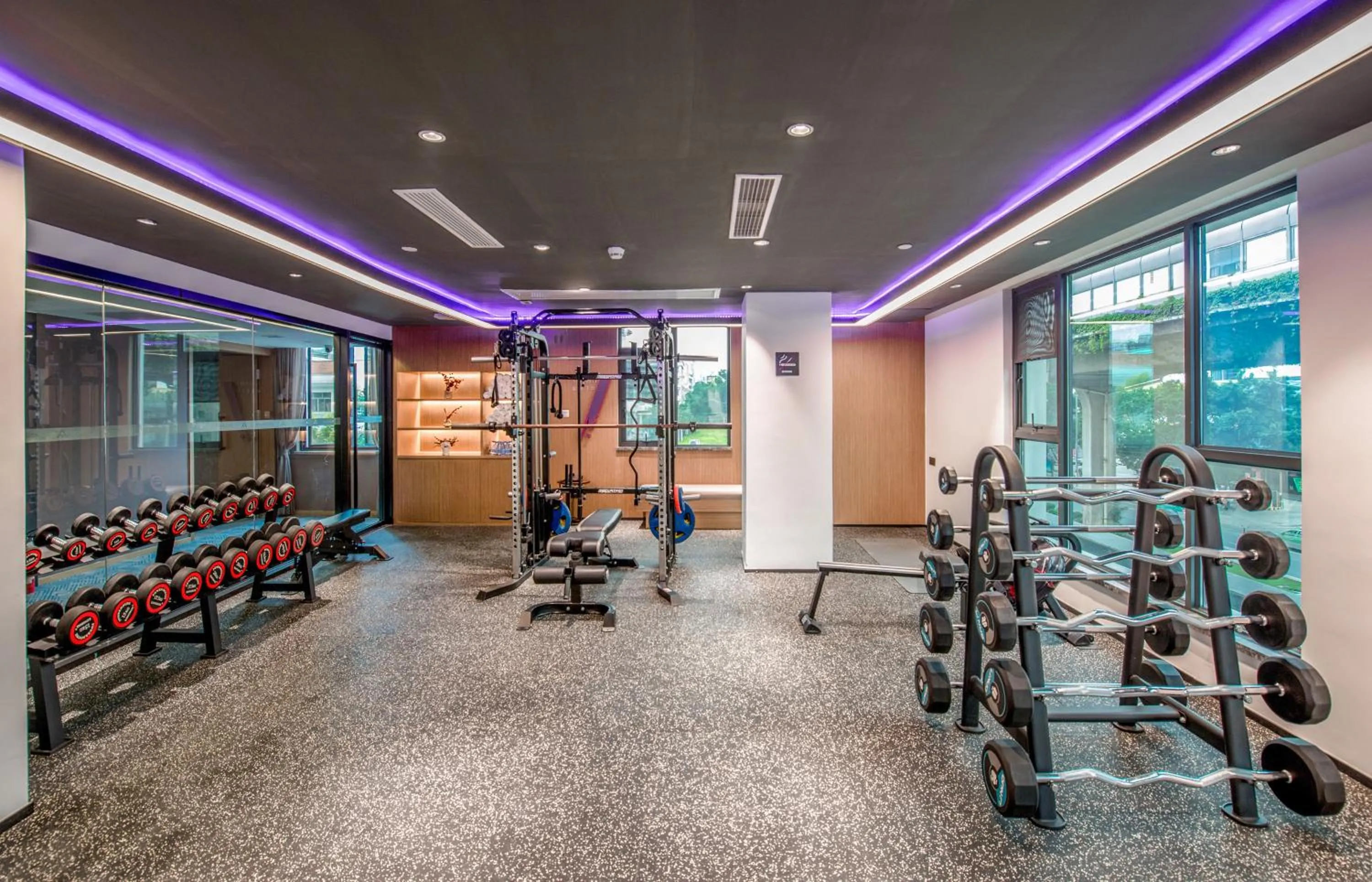 Fitness centre/facilities in Atour Hotel Guangzhou Sanyuanli-Guangzhou Baiyun Railway-Fiee Self-Service Laundry