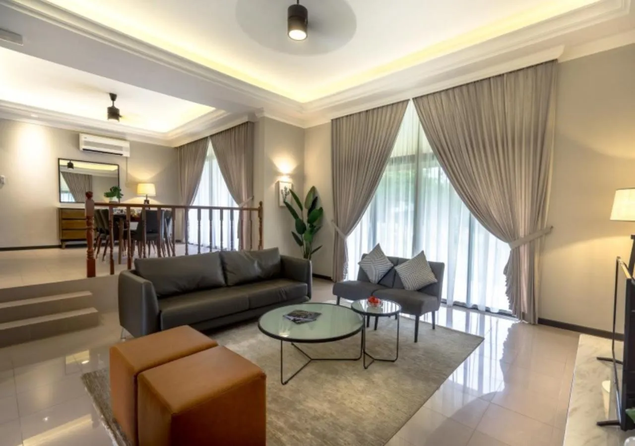 Living room in Tanjung Puteri Golf and Resort Malaysia
